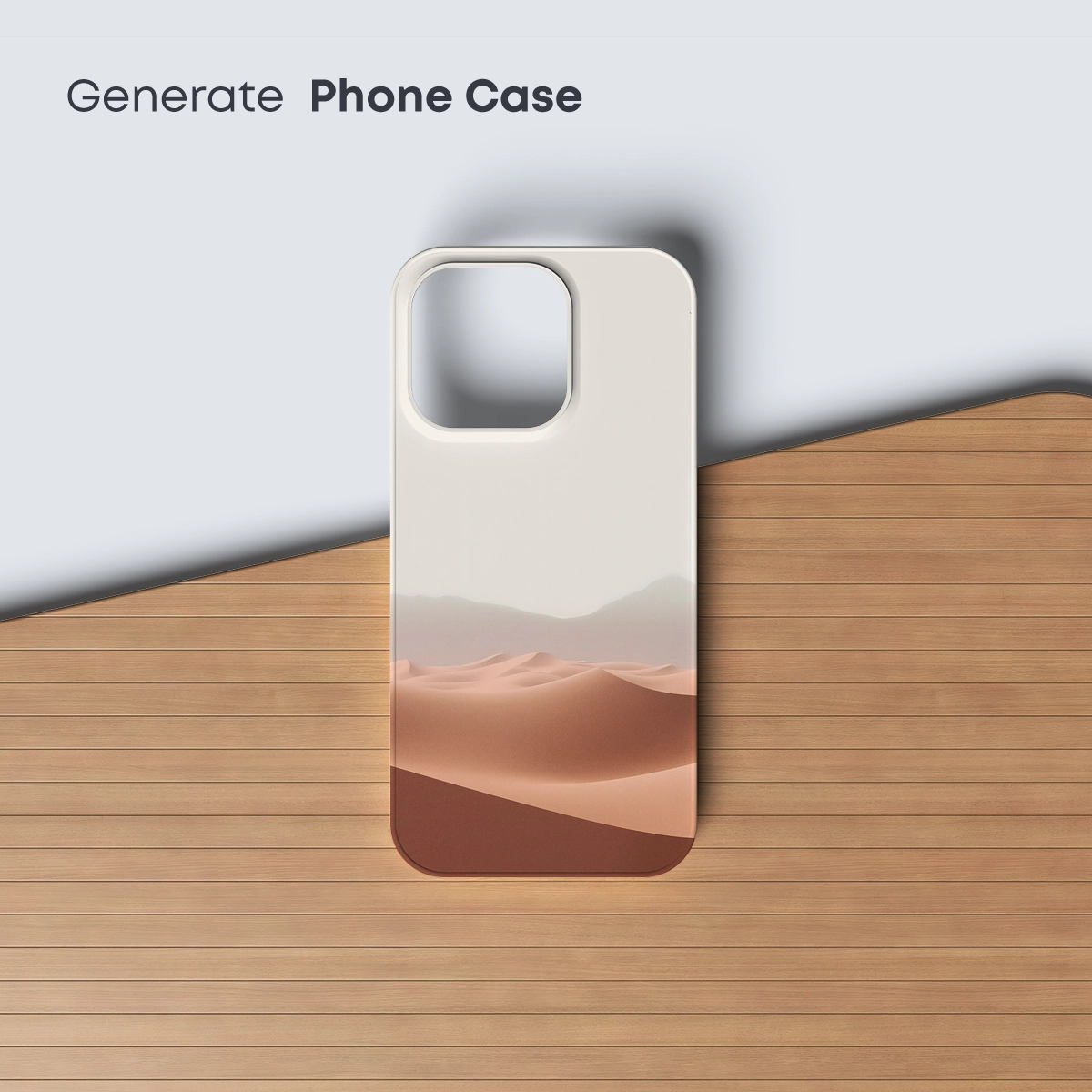 Desert Dunes in Haze: Serene Sandscape - Image 3