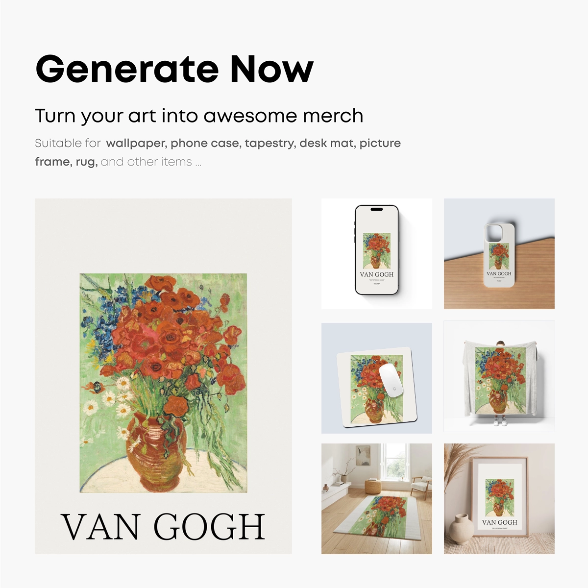 Van Gogh's Vibrant Floral Symphony - Image 2