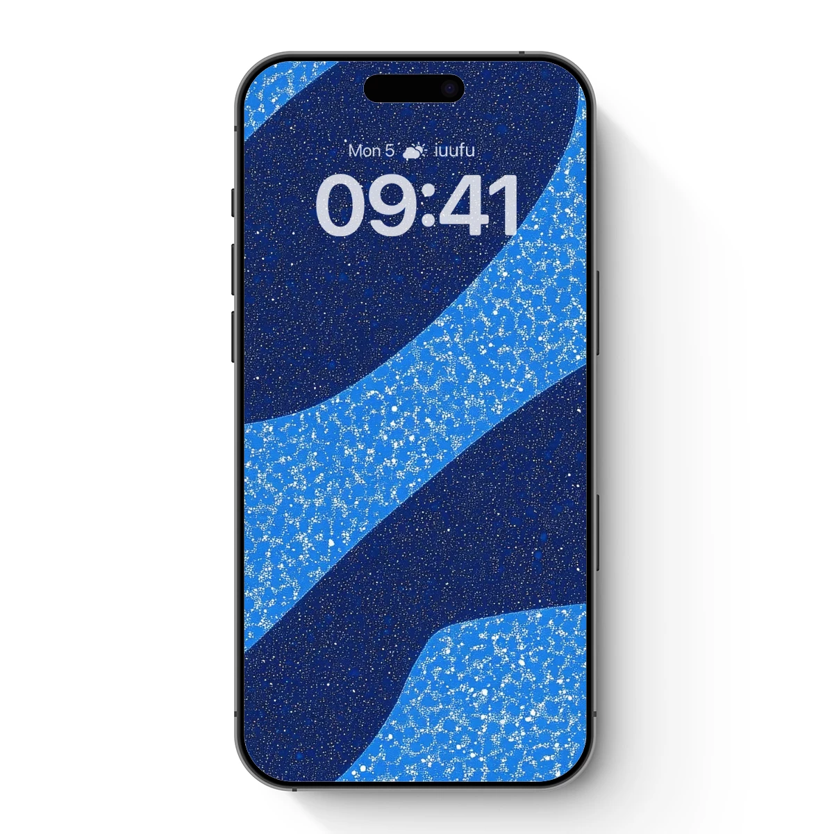 Blue Abstract Waves: A Textured Odyssey