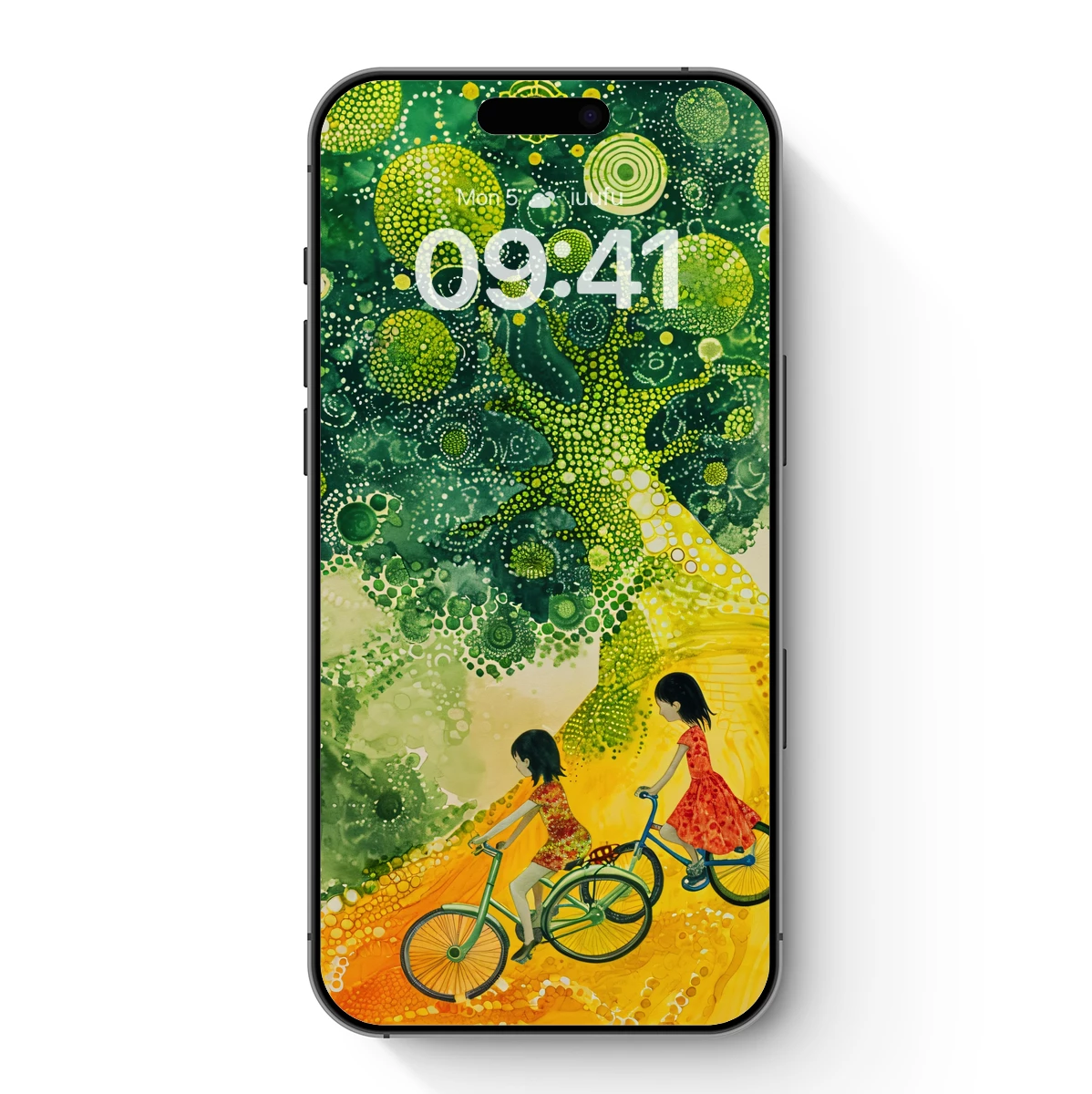 Cycling Through a Dotted Dream Forest