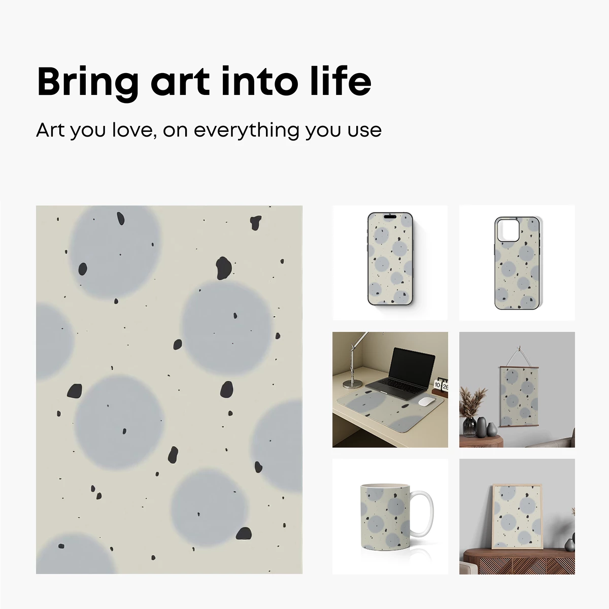 Ethereal Speckled Orbs: A Modern Minimalist Odyssey - Image 2