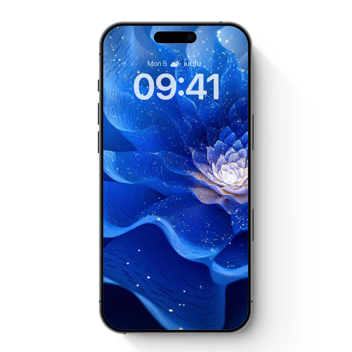 Ethereal Blue Blossom: A Symphony of Petals and Stars