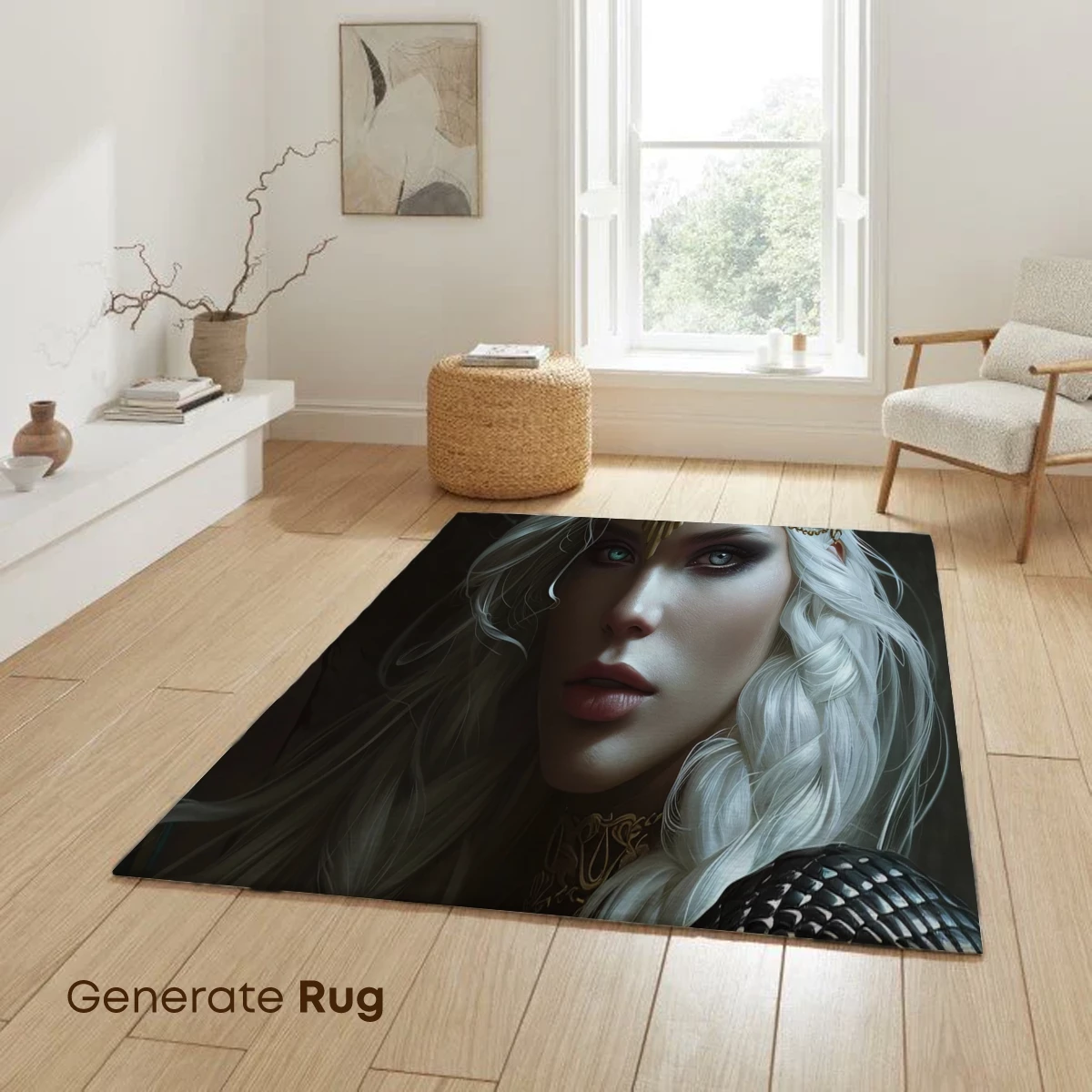 Ethereal Valkyrie: Mythic Warrior in Golden Armor - Image 6