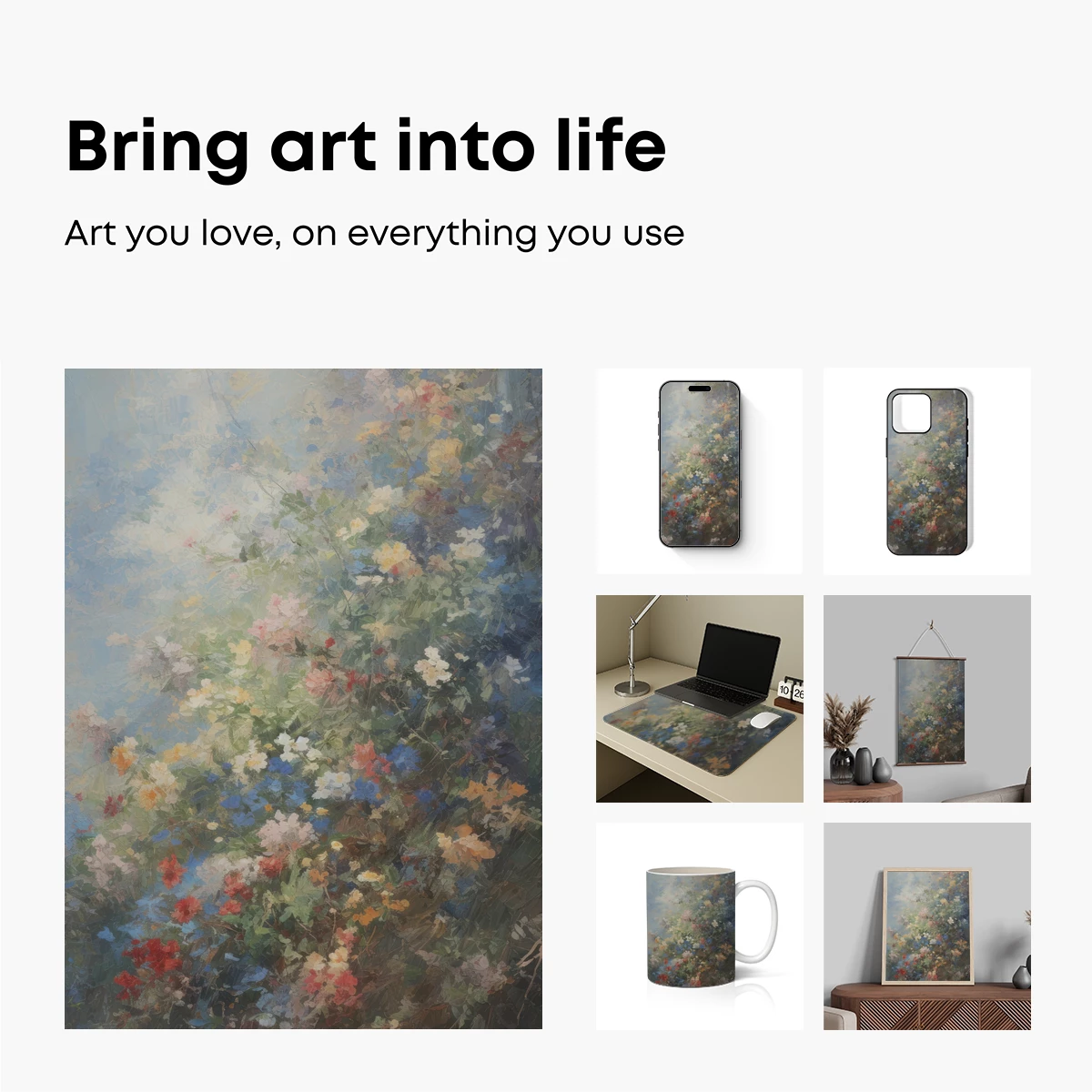 Impressionist Floral Symphony - Image 2