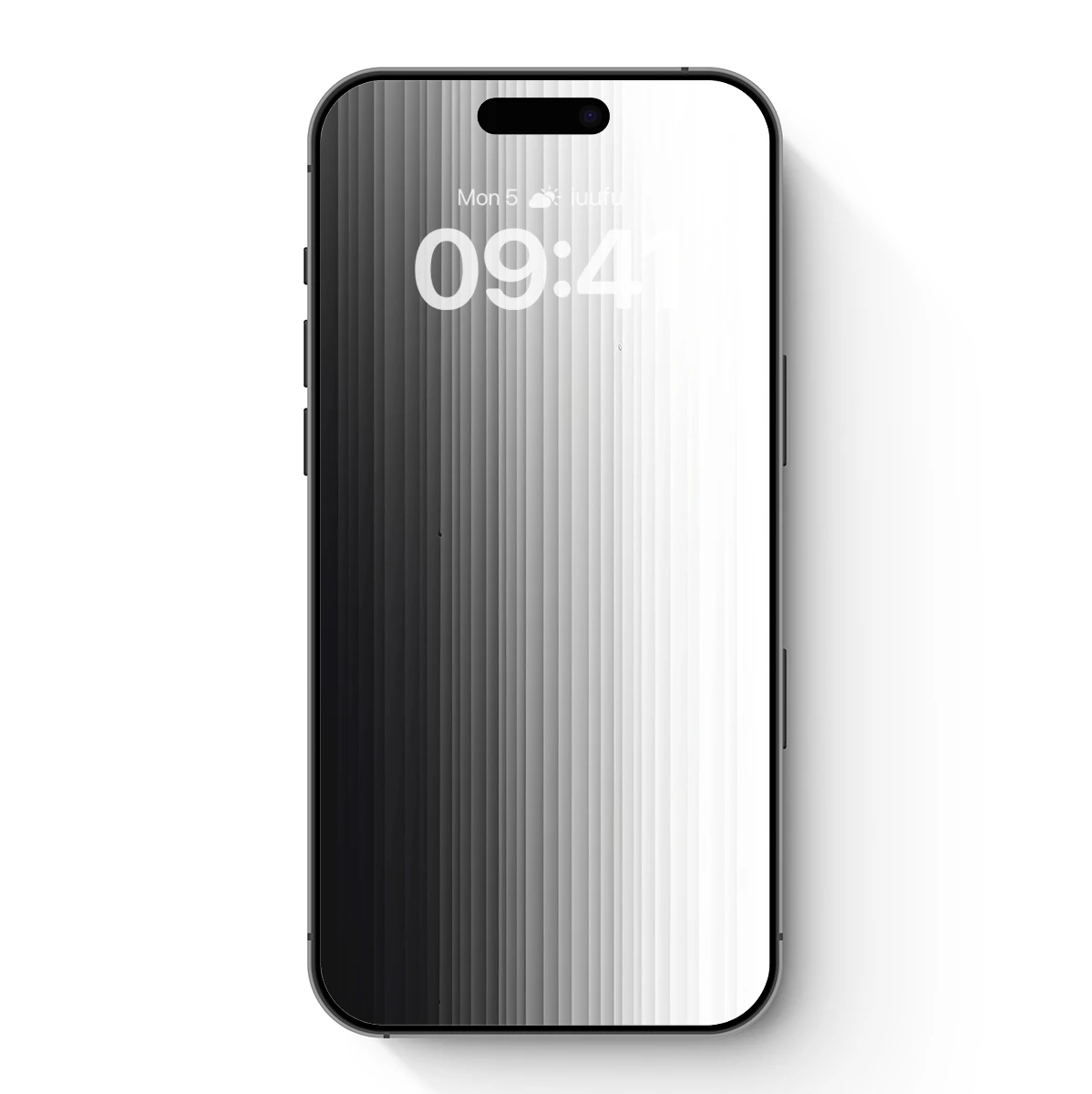 Gradient Serenity: Vertical Stripes in Monochrome Harmony