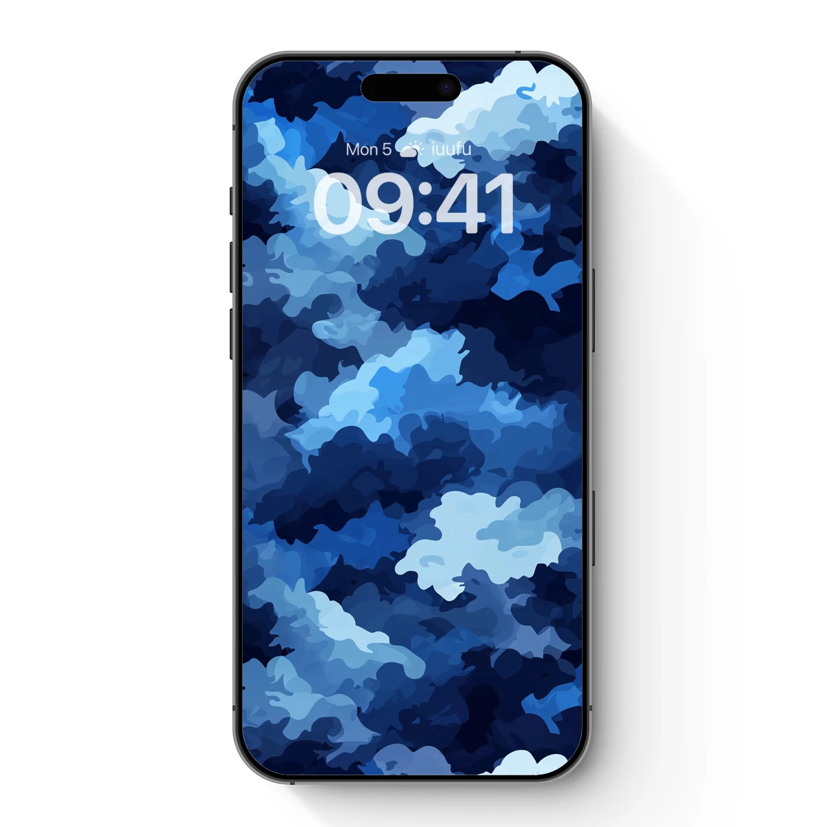 Blue Abyss: Abstract Clouds in Motion