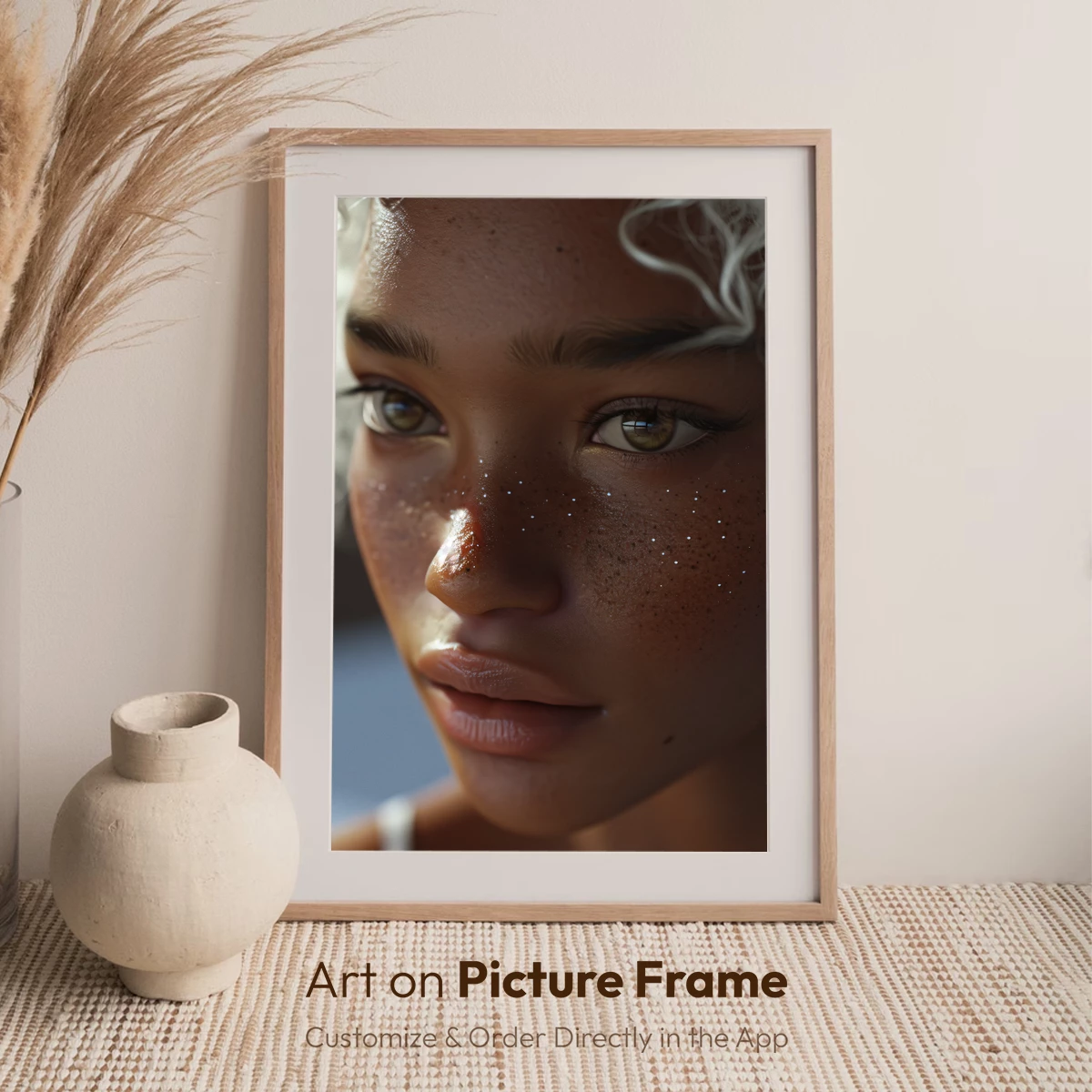Glittering Freckles: Ethereal Portrait Artistry - Image 6