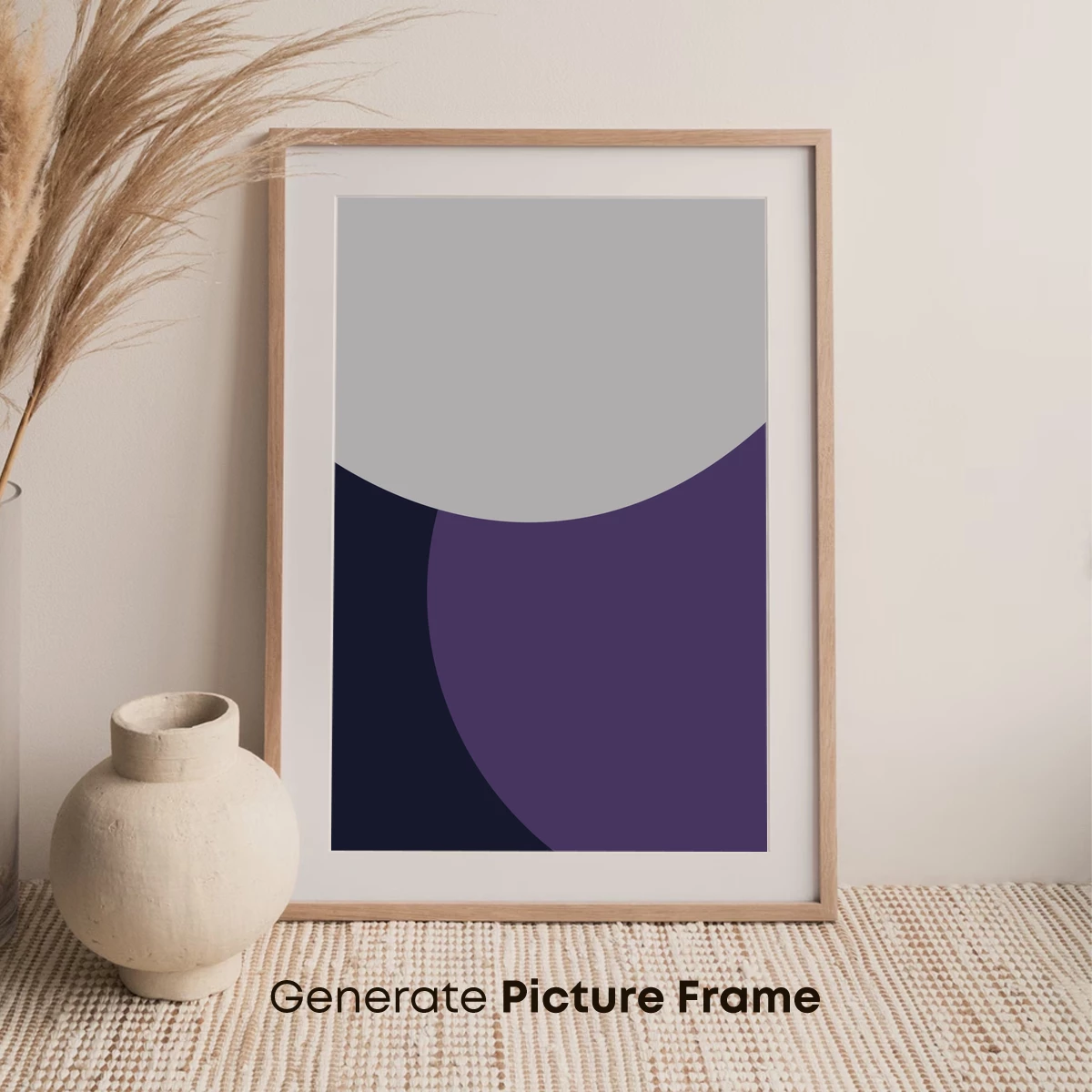 Geometric Eclipse: Modern Abstract Harmony - Image 7