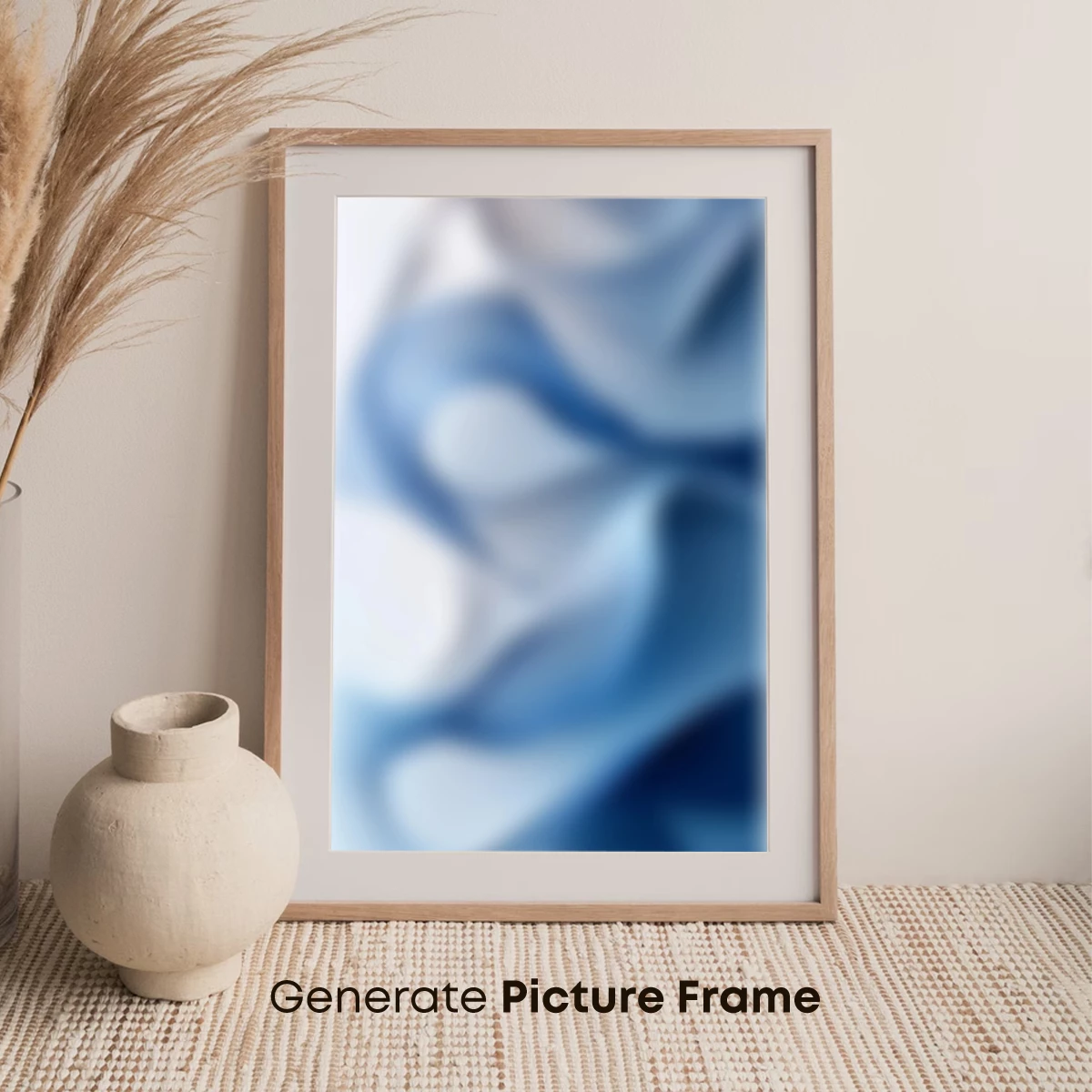 Ethereal Blue Whispers: Abstract Flow - Image 7