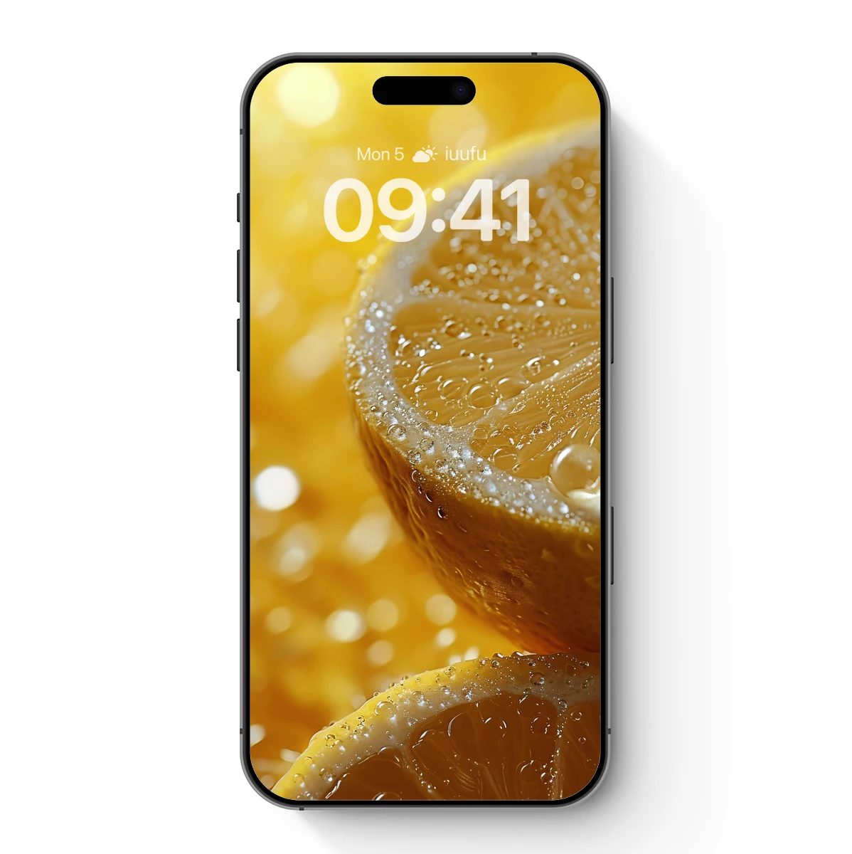 Citrus Symphony: Dew-Kissed Lemon Slices Citrus Symphony: Dew-Kissed Lemon Slices