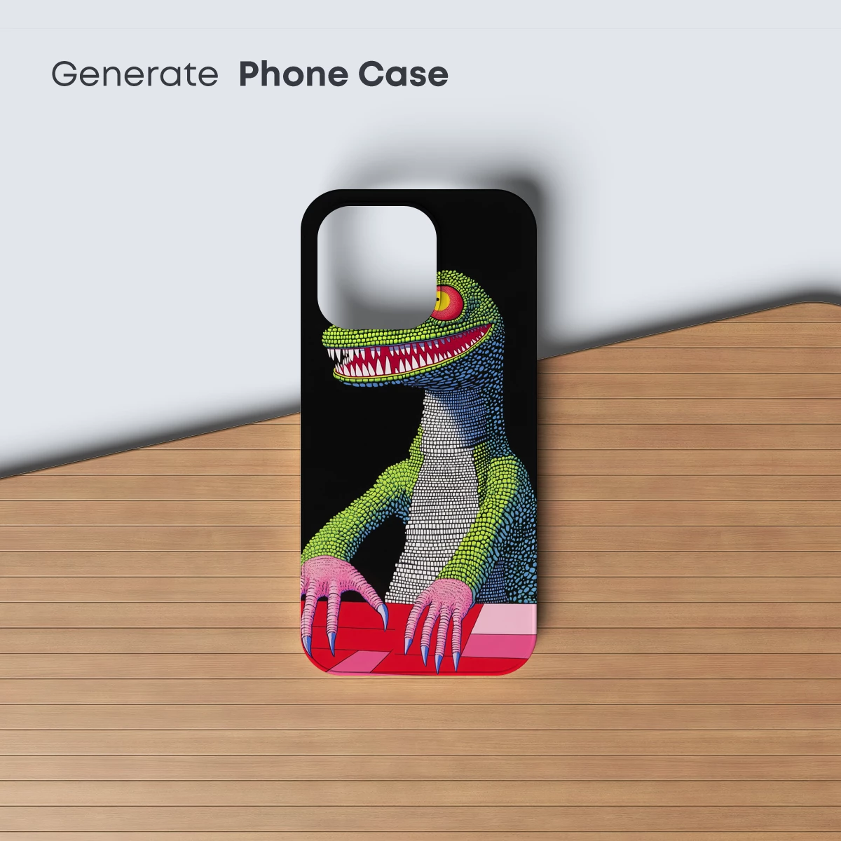Pixelated Dino in Pop Art Glory - Image 3