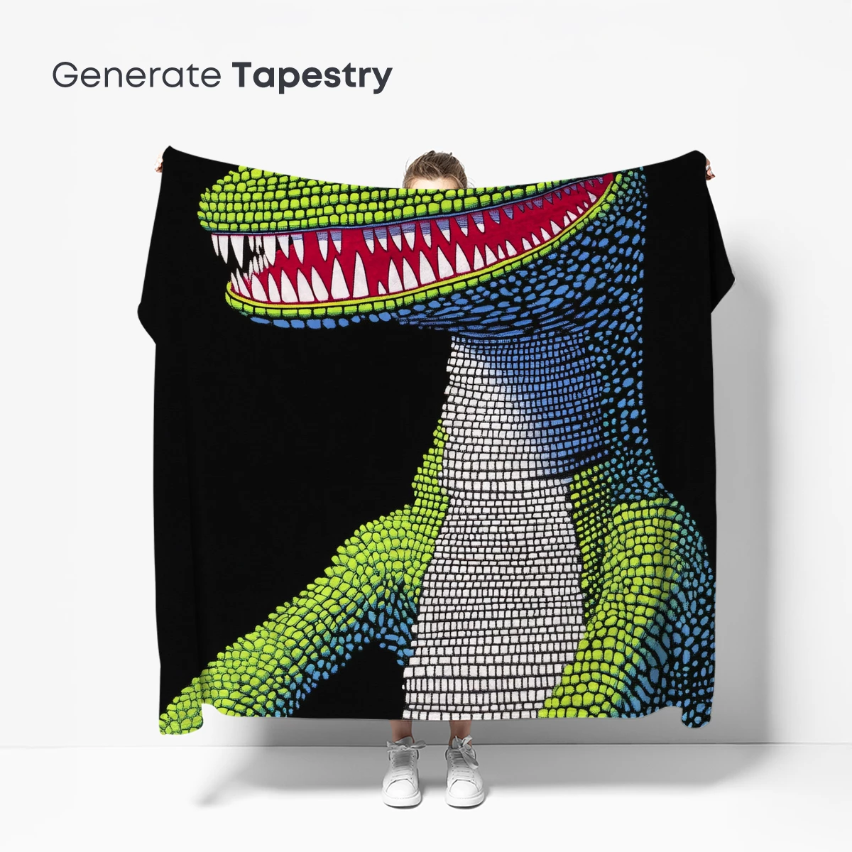 Pixelated Dino in Pop Art Glory - Image 5