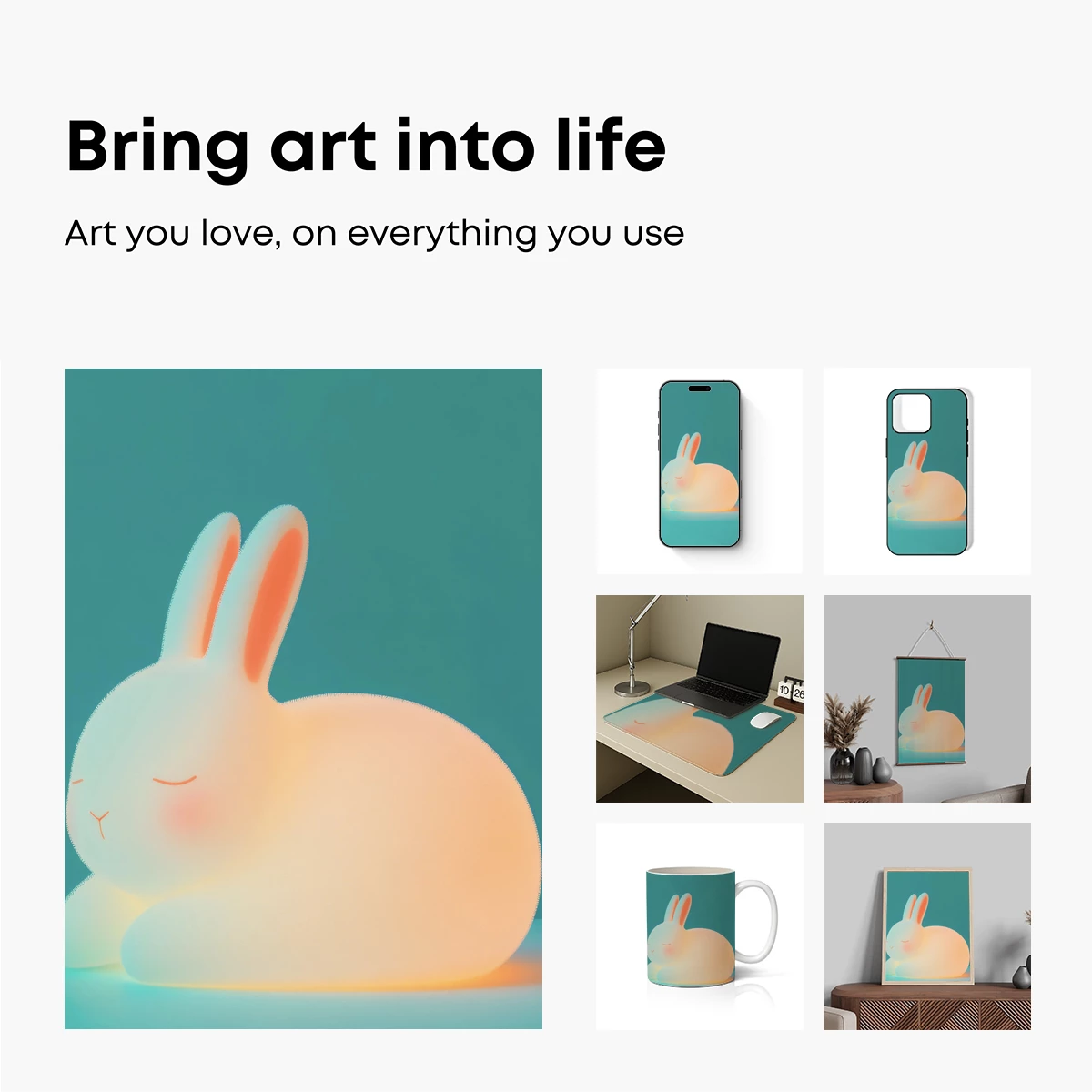 Glowing Bunny Serenity - Image 2