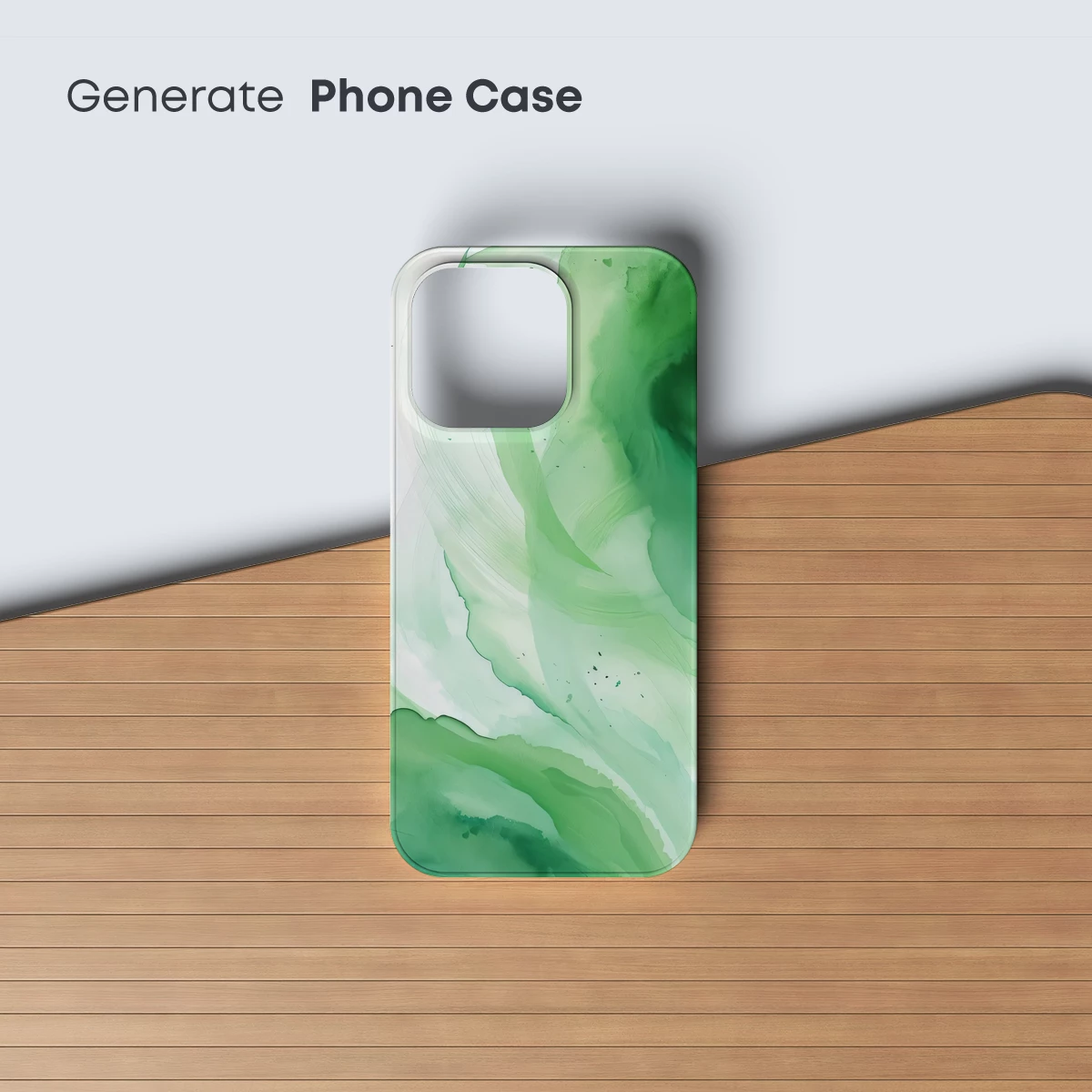 Ethereal Green Waves: Abstract Fluid Artistry - Image 3