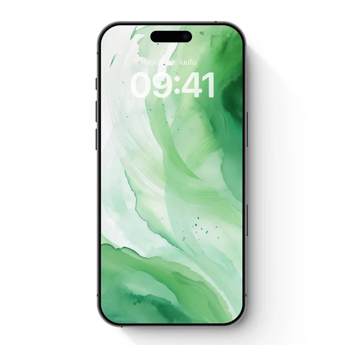 Ethereal Green Waves: Abstract Fluid Artistry