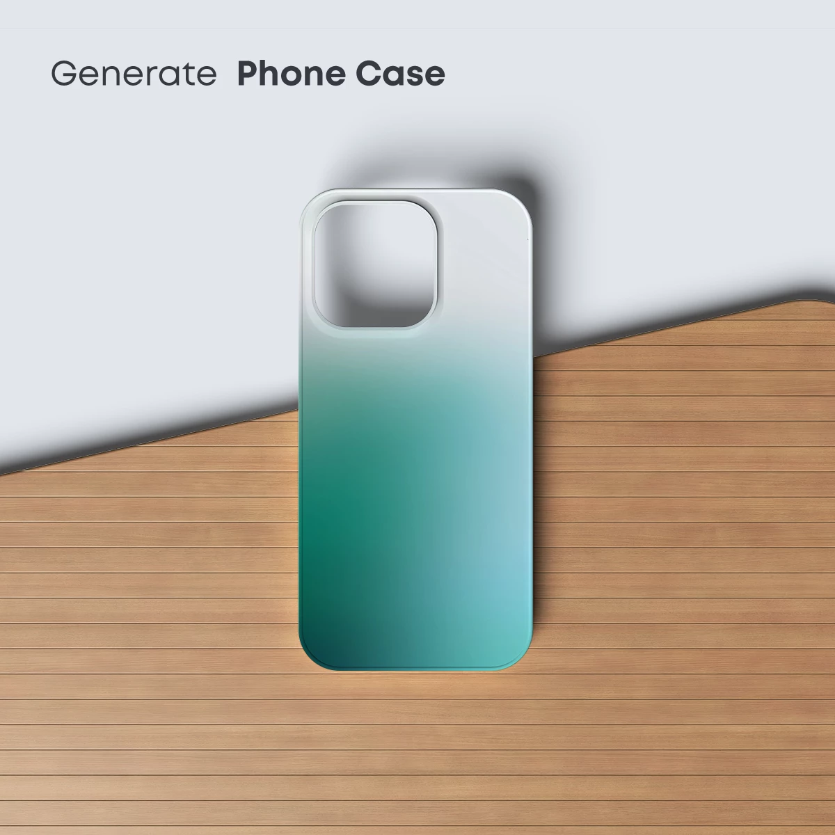 Gradient Serenity: Aqua Tranquility Flow - Image 3