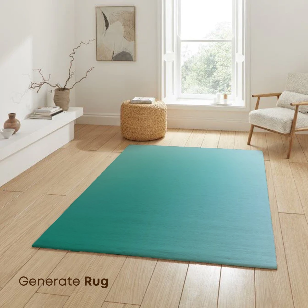 Gradient Serenity: Aqua Tranquility Flow - Image 6