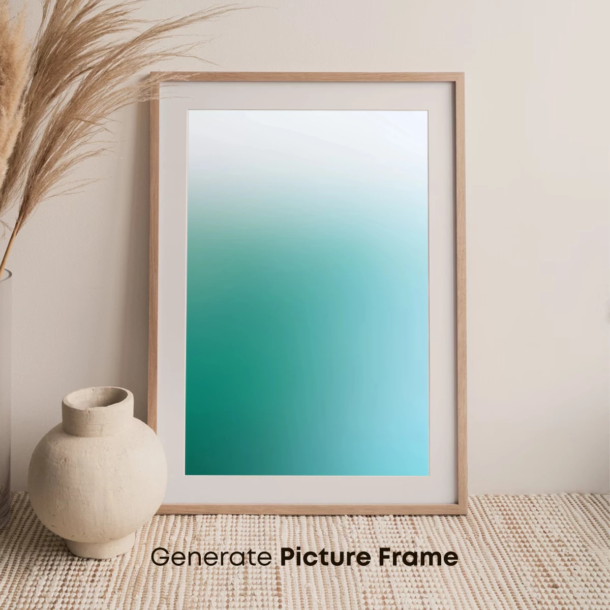 Gradient Serenity: Aqua Tranquility Flow - Image 7