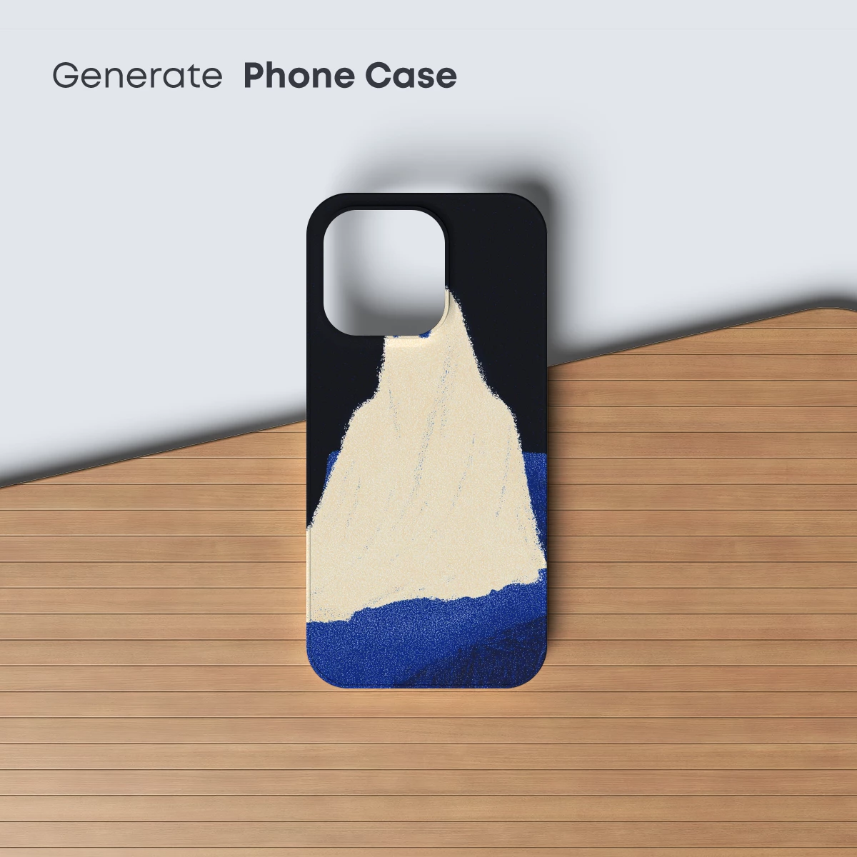 Ghostly Figure in Midnight Blue - Image 3