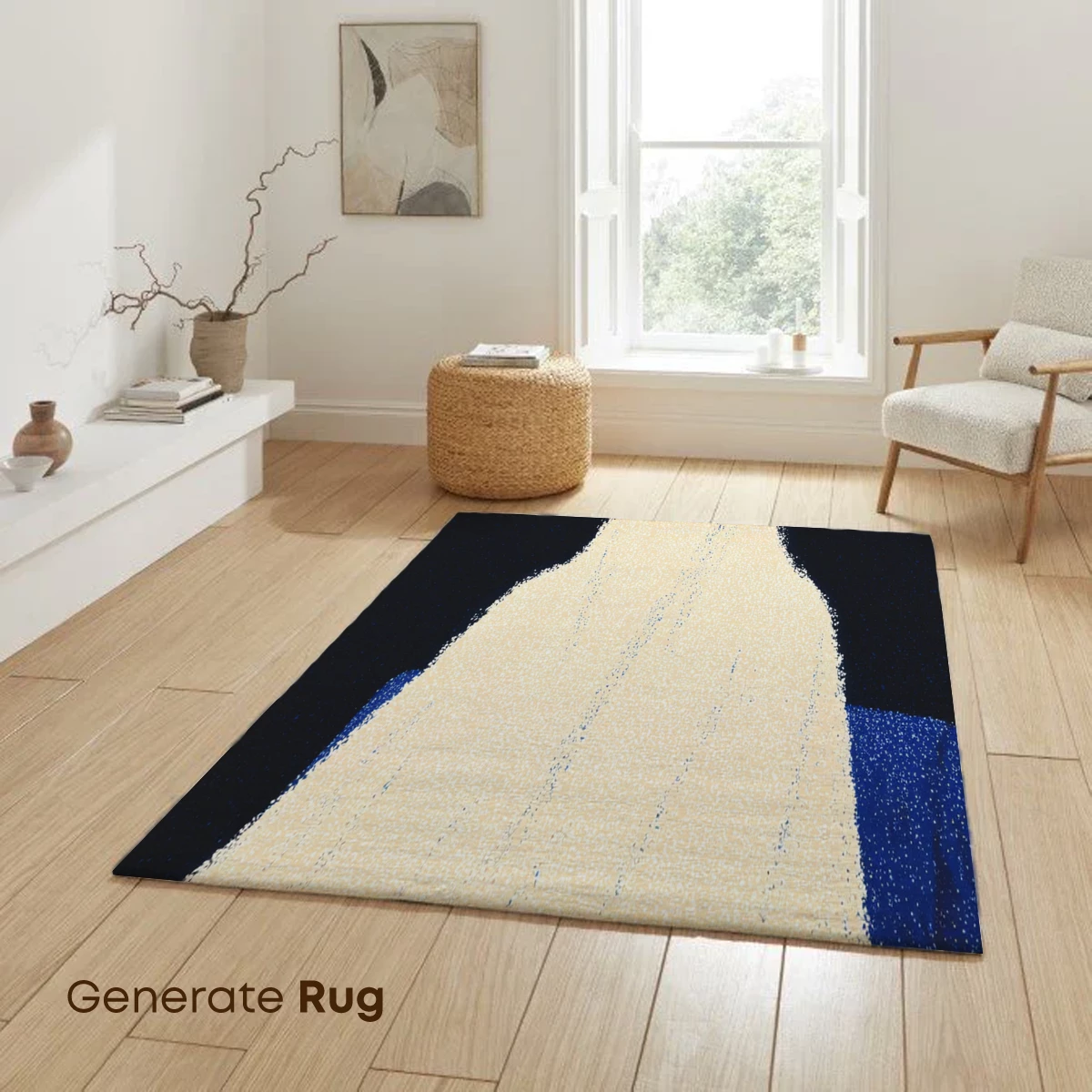 Ghostly Figure in Midnight Blue - Image 6