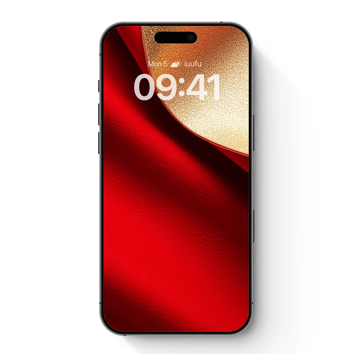 Crimson Canvas and Golden Glow