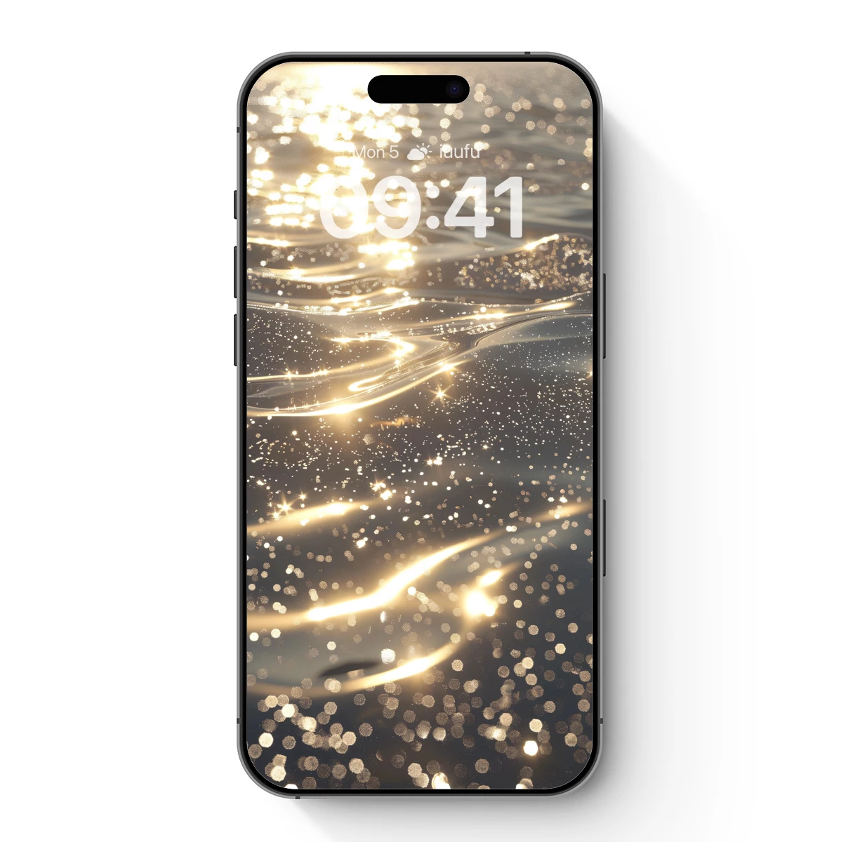 Golden Ripple Symphony: Sunlit Water Waves Golden Ripple Symphony: Sunlit Water Waves