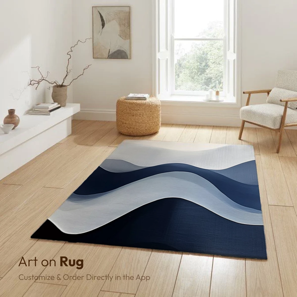 Ethereal Wave Symphony: Abstract Fluidity in Monochrome - Image 5