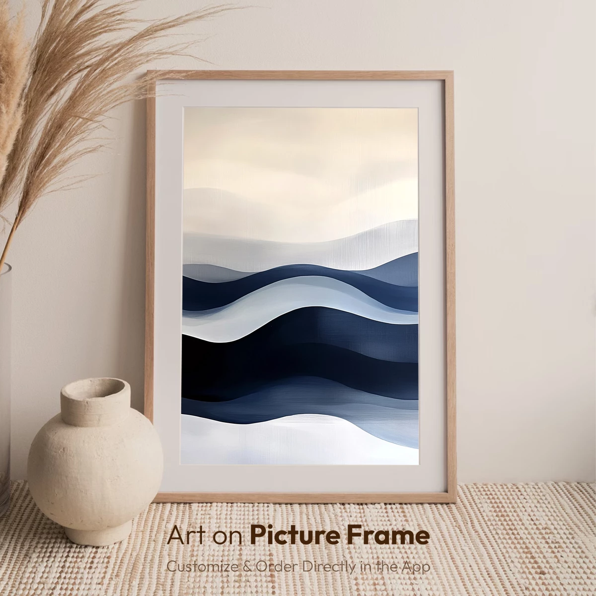 Ethereal Wave Symphony: Abstract Fluidity in Monochrome - Image 6