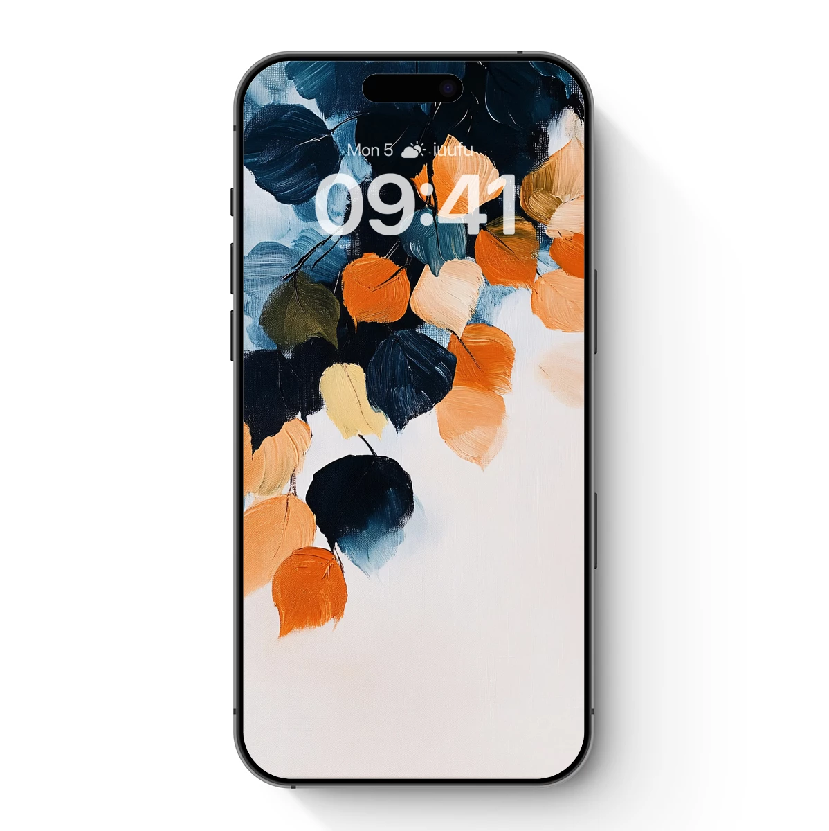 Autumnal Palette: Brushstroke Leaves