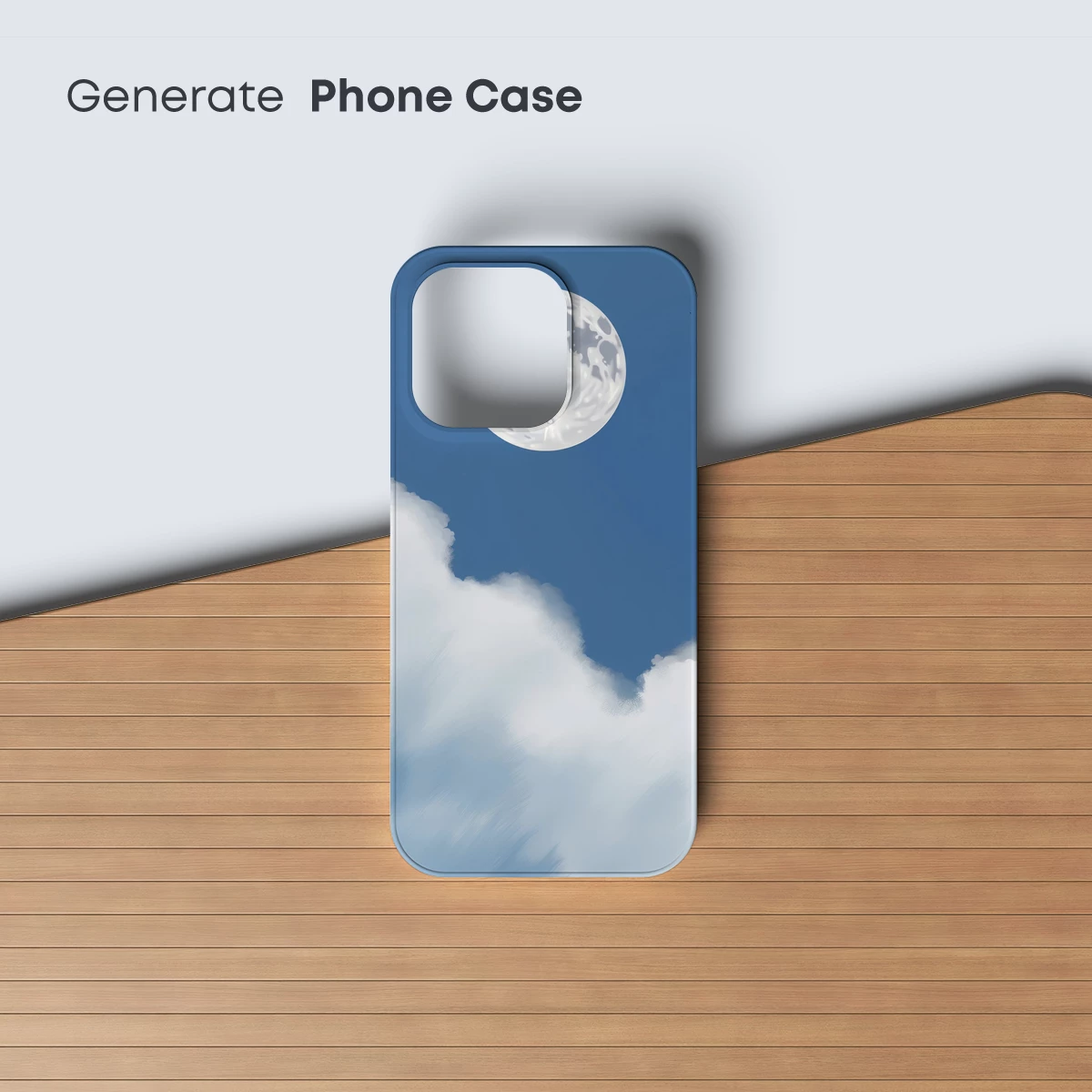 Ethereal Moonrise Above Clouds - Image 3