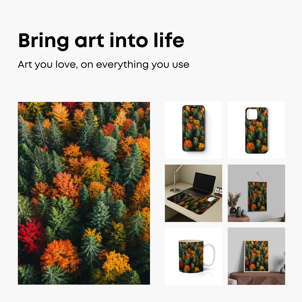 Autumn Forest Canopy: A Symphony of Colors - Image 2