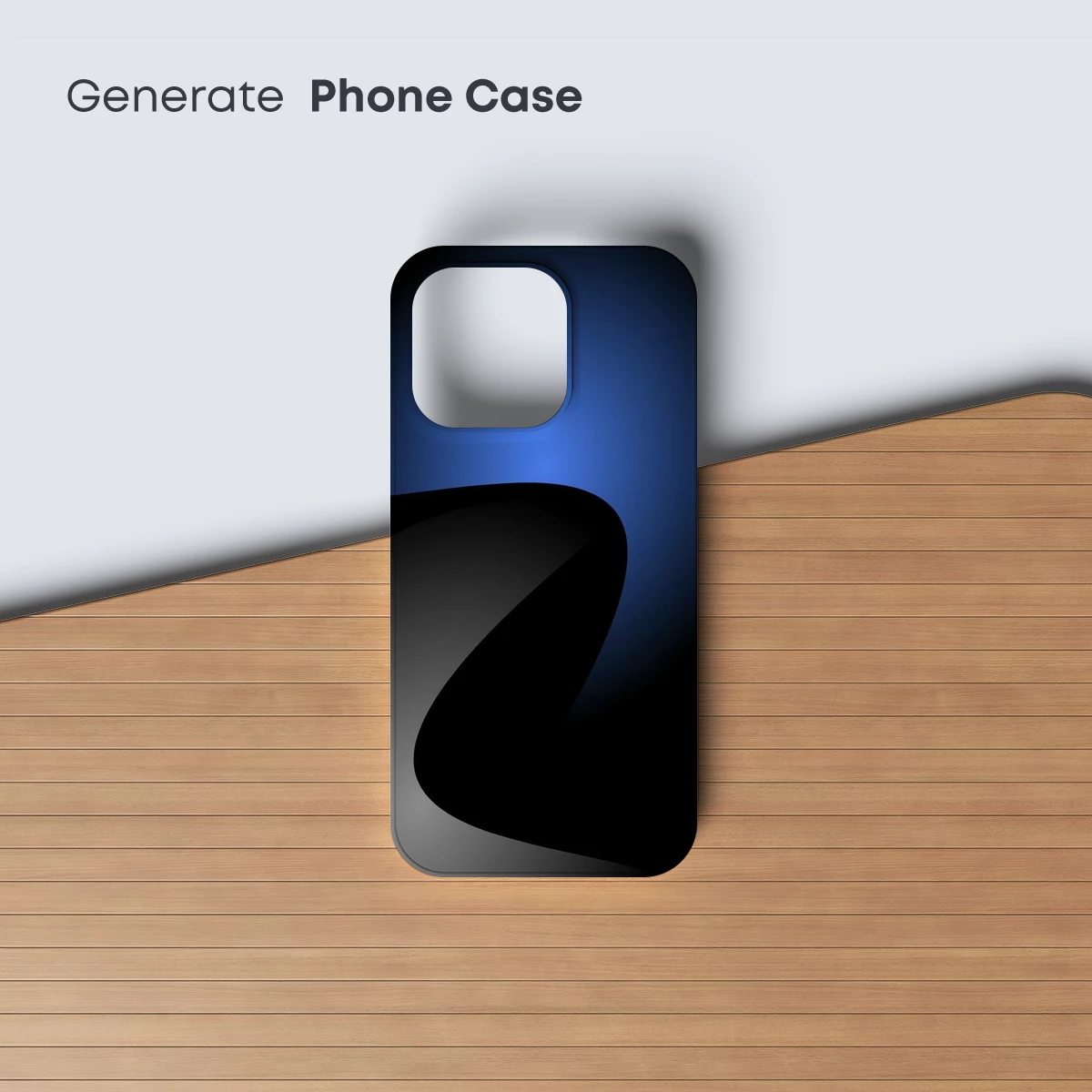 Eclipse of Shadows: Abstract Blue Gradient - Image 3