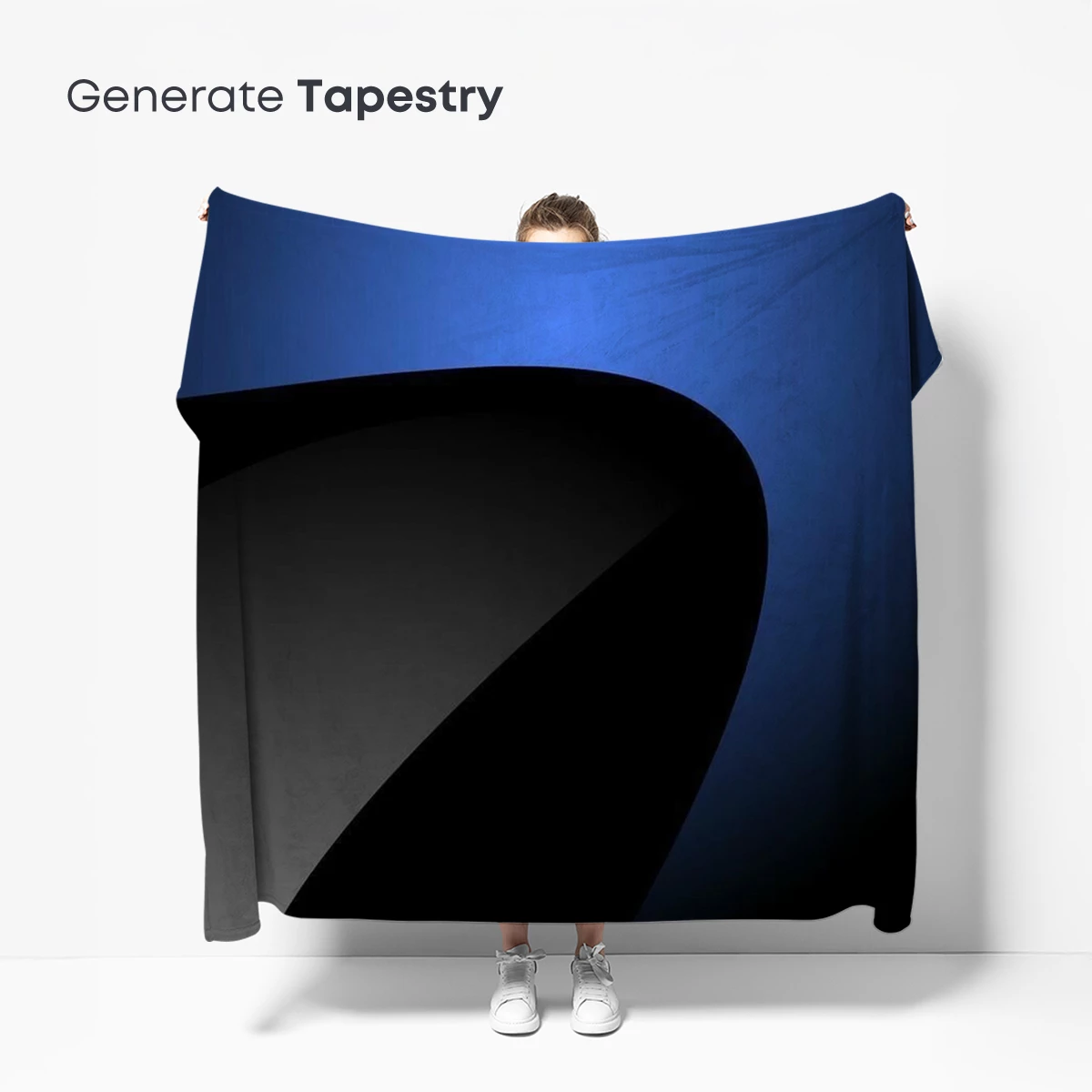 Eclipse of Shadows: Abstract Blue Gradient - Image 5