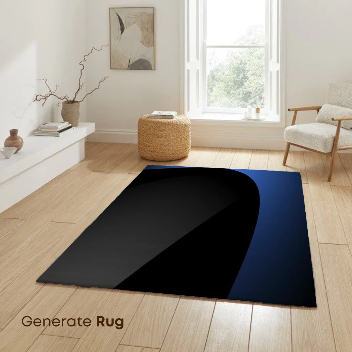 Eclipse of Shadows: Abstract Blue Gradient - Image 6