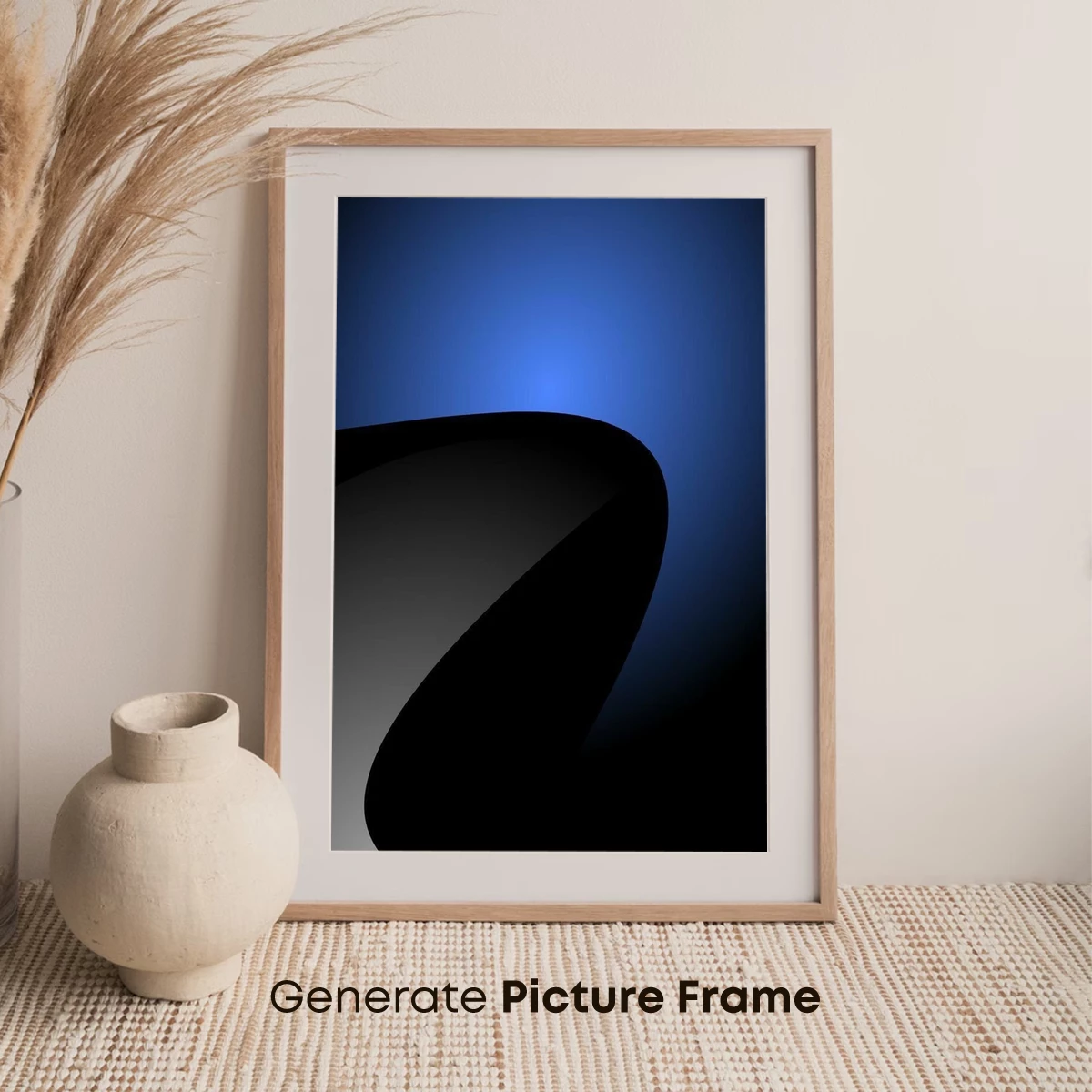 Eclipse of Shadows: Abstract Blue Gradient - Image 7