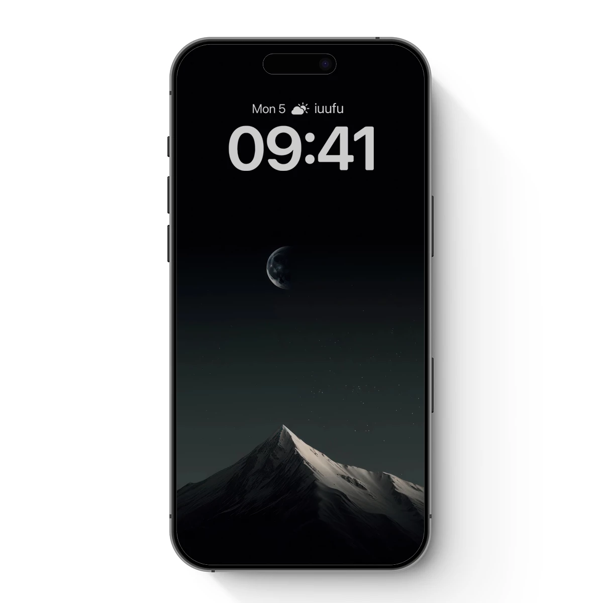 Moonlit Mountain Peak: A Celestial Odyssey