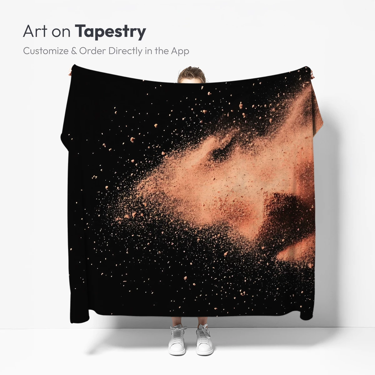 Copper Dust Eruption: Abstract Kinetic Art - Image 5