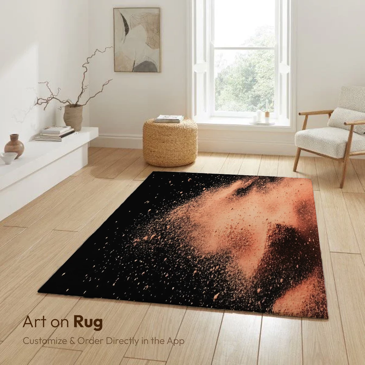 Copper Dust Eruption: Abstract Kinetic Art - Image 6