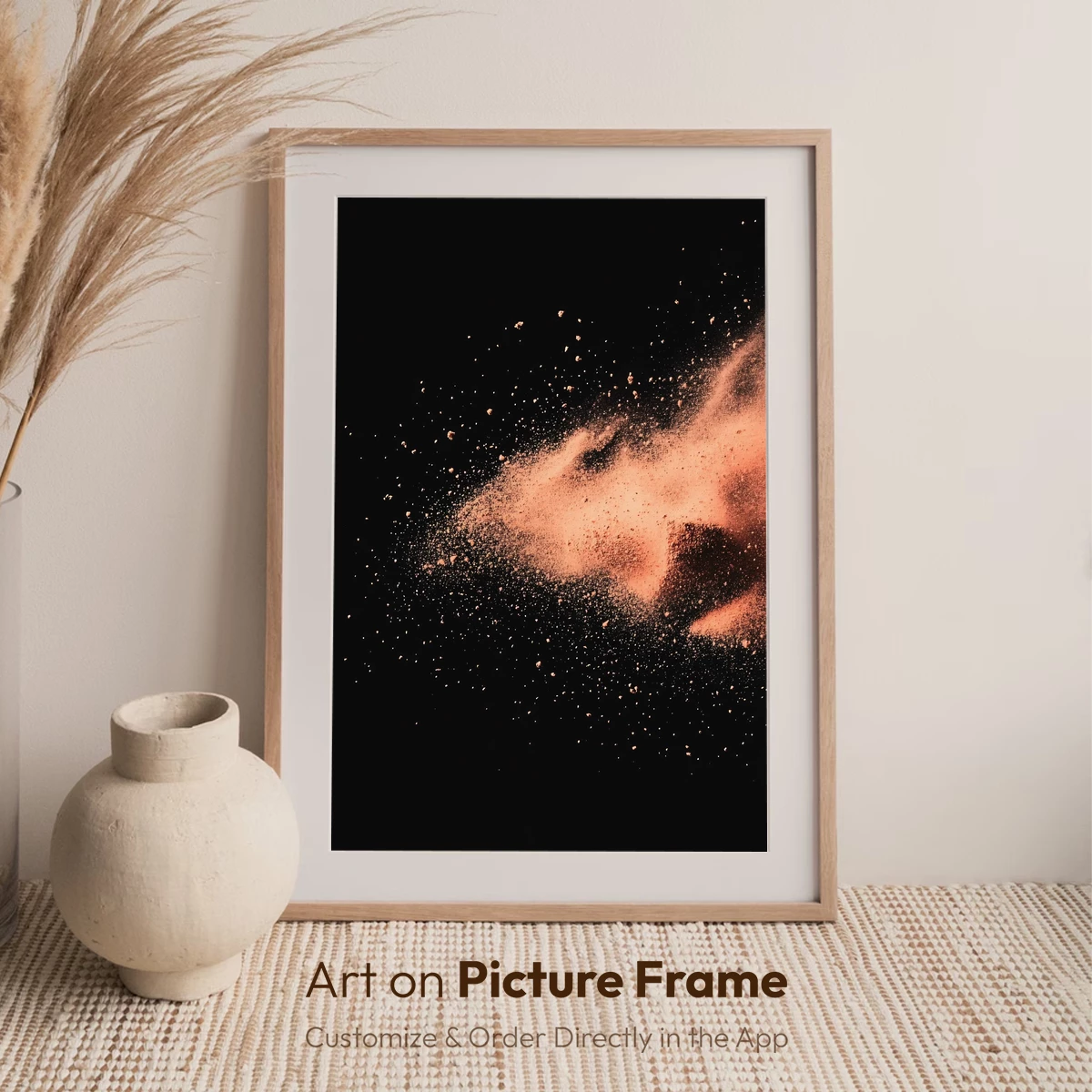 Copper Dust Eruption: Abstract Kinetic Art - Image 7