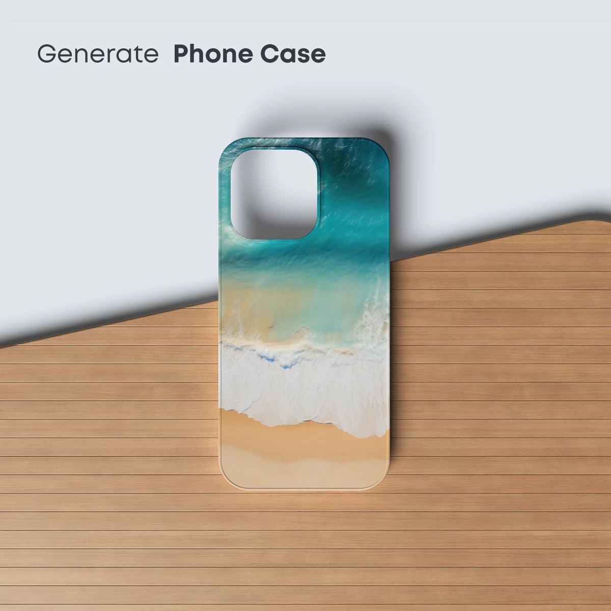 Aerial Serenity: Turquoise Waves Kiss Golden Sands - Image 3