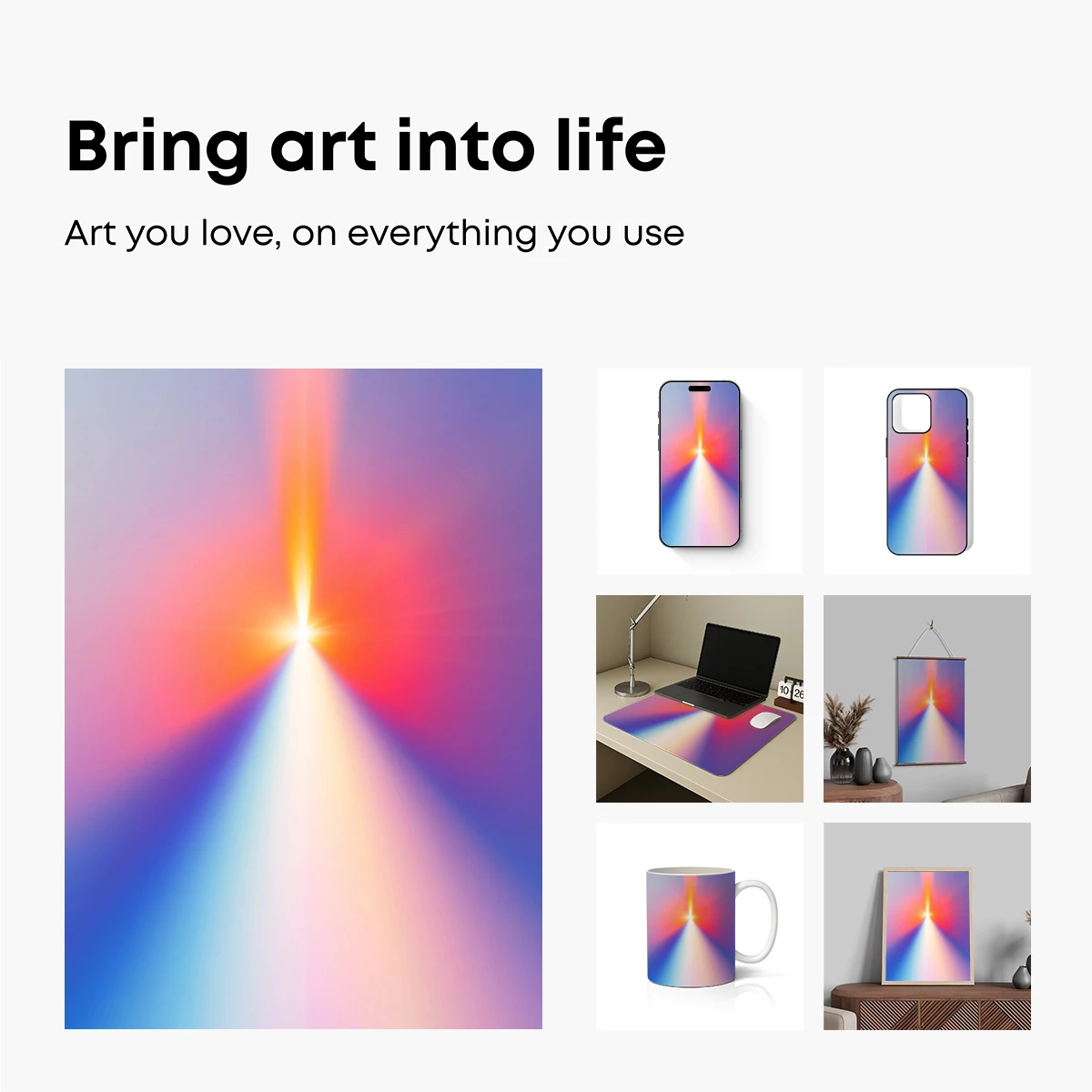 Radiant Prism: A Symphony of Light and Color - Image 2
