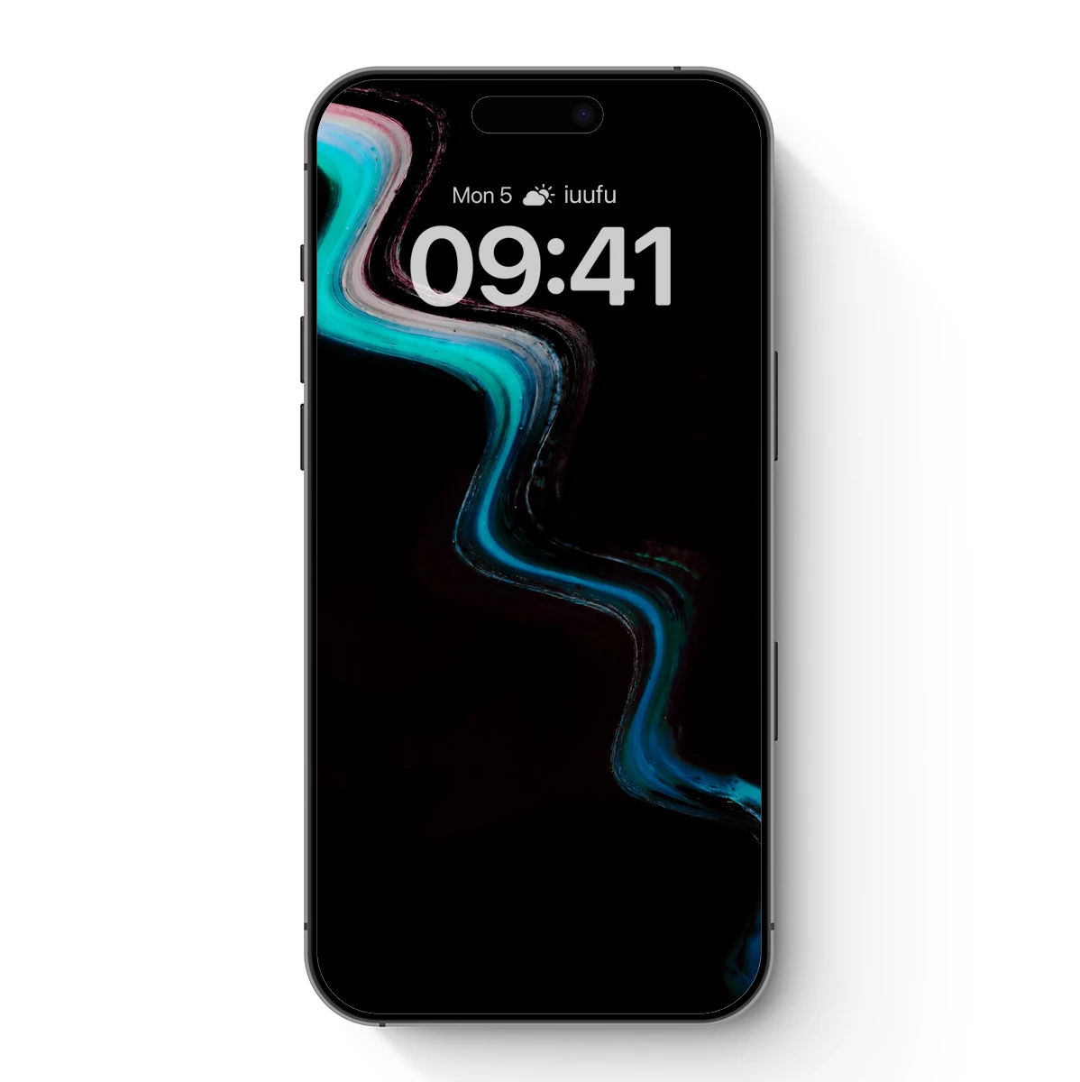 Neon Abyss: Wavy Lines in Dark Depths Neon Abyss: Wavy Lines in Dark Depths