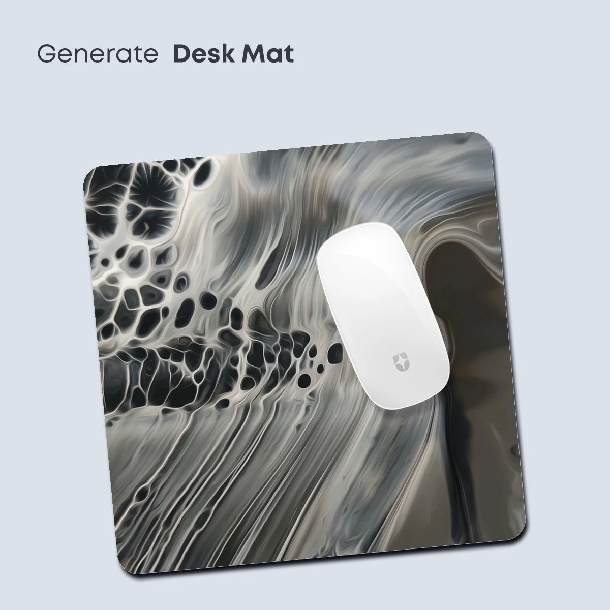 Ethereal Tides: Abstract Flow in Monochrome - Image 4