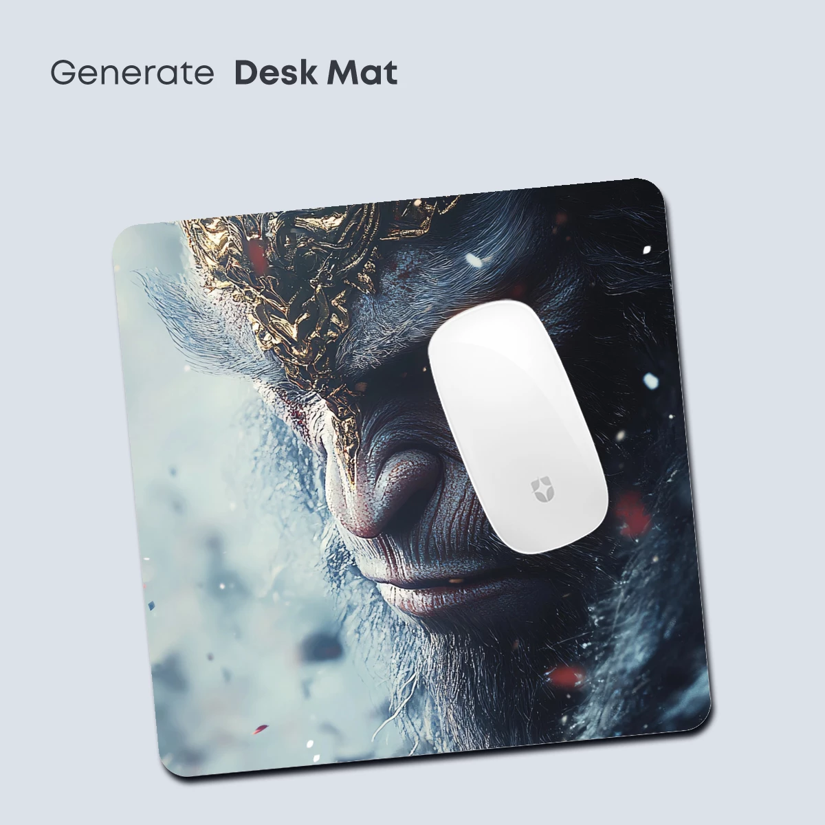 Epic Ape King: Golden Crown and Fiery Gaze - Image 4