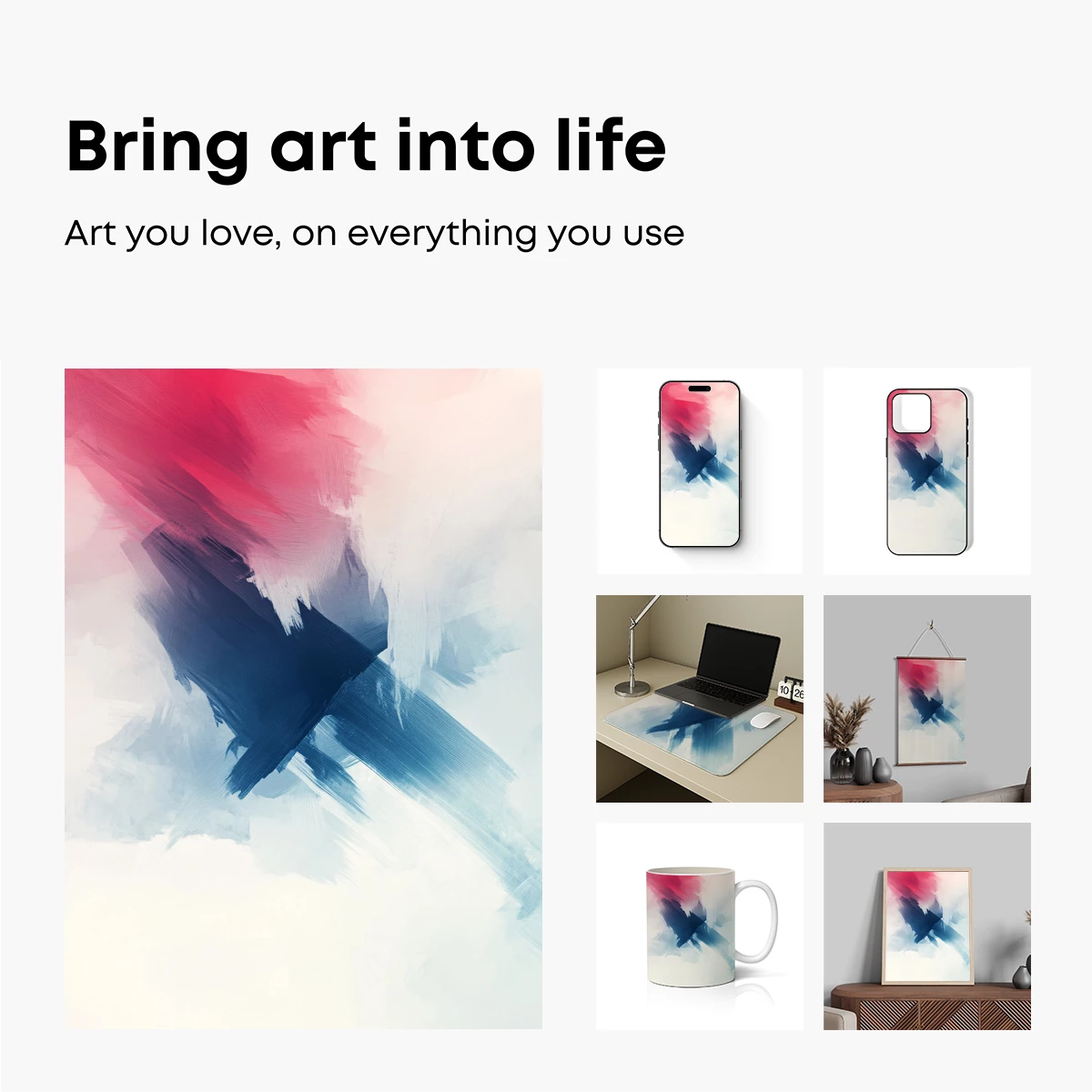 Abstract Brushstroke Symphony - Image 2