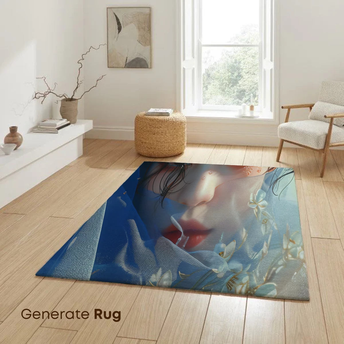 Ethereal Blossom Veil: A Dreamlike Portrait - Image 6