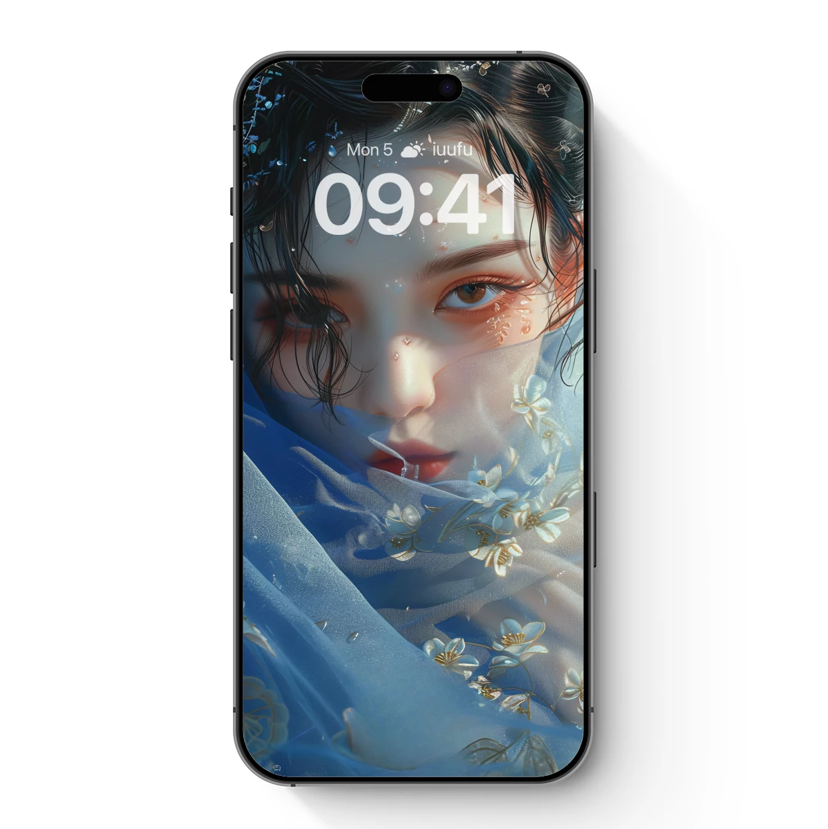 Ethereal Blossom Veil: A Dreamlike Portrait