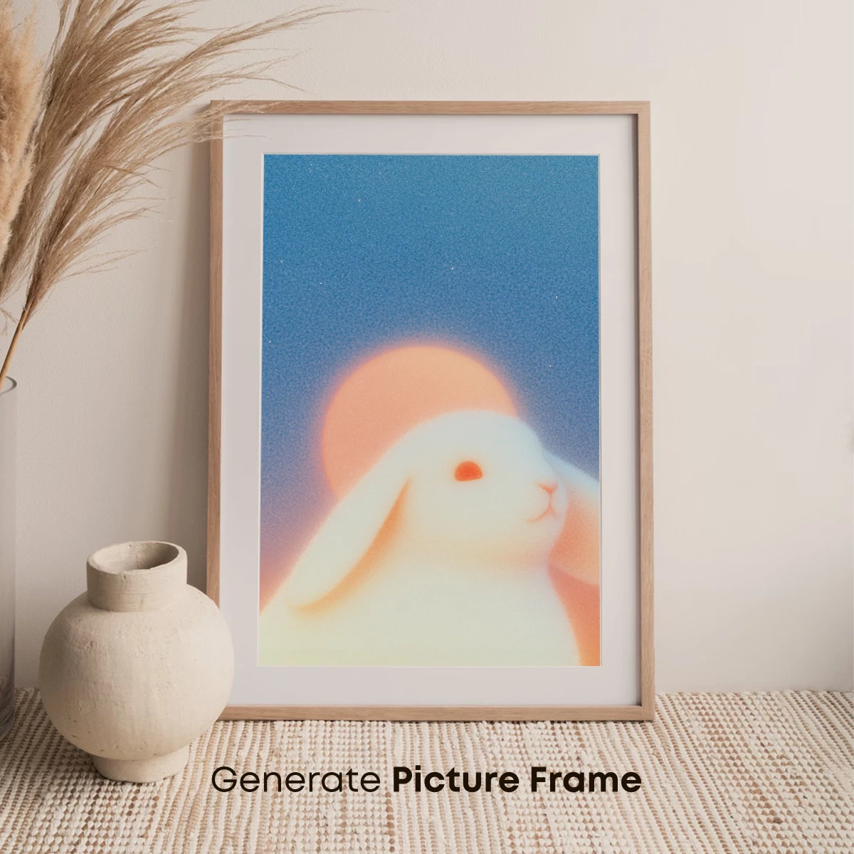 Ethereal Bunny Glow: Soft Focus Dream Art - Image 7