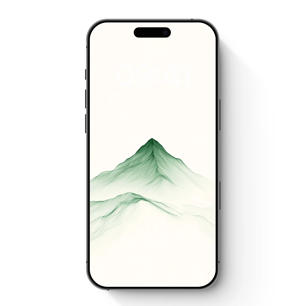 Ethereal Mountain Silhouette