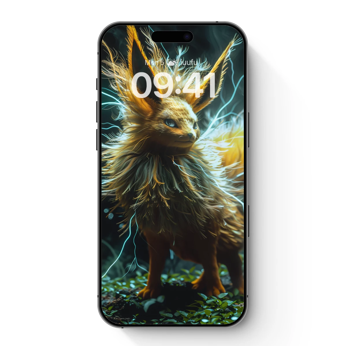 Electric Fox Spirit: Mythical Beast with Thunderous Aura Electric Fox Spirit: Mythical Beast with Thunderous Aura